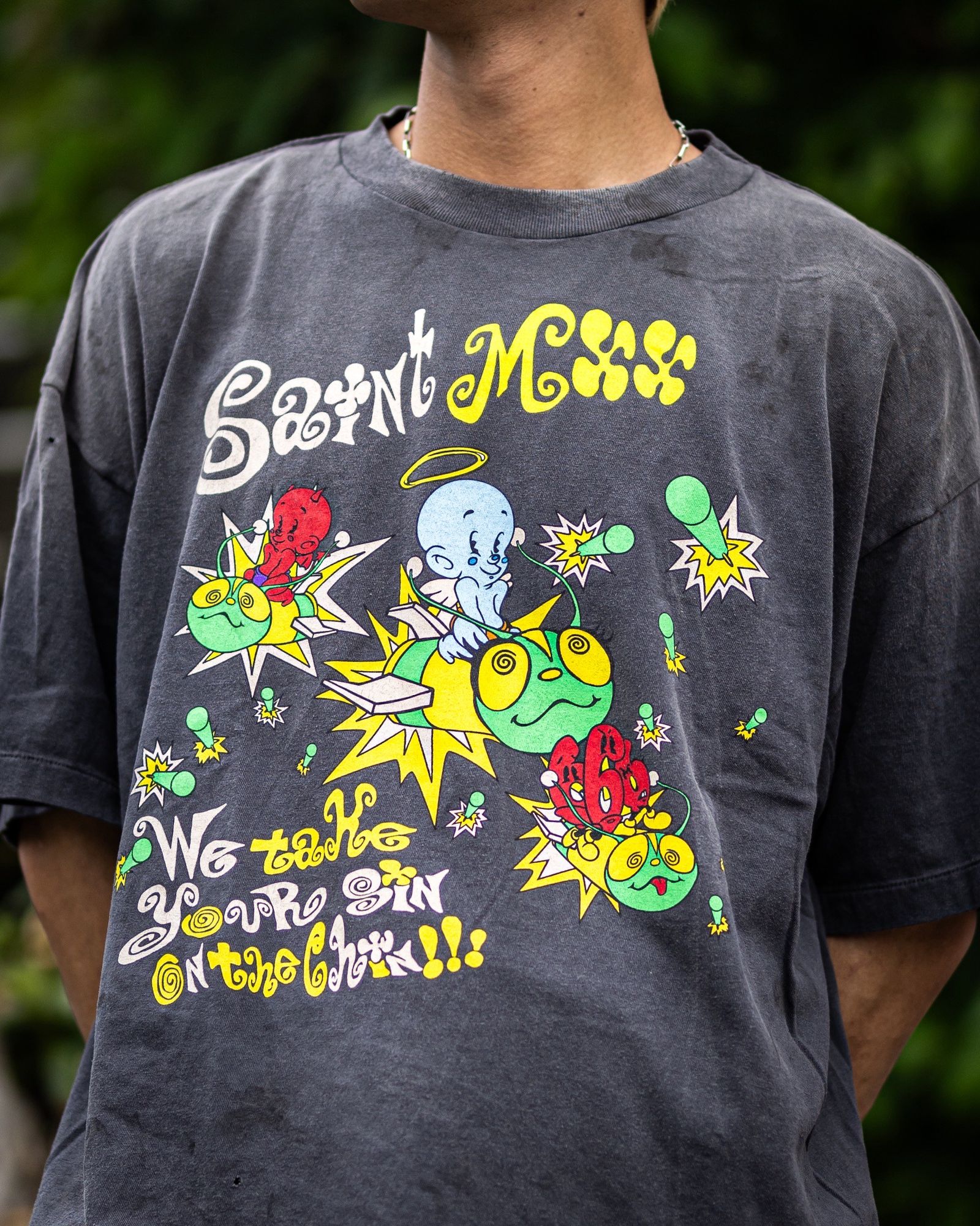 SAINT M×××××× - セントマイケル Tシャツ SAINT MX6 TEE(SM-HR8-0000