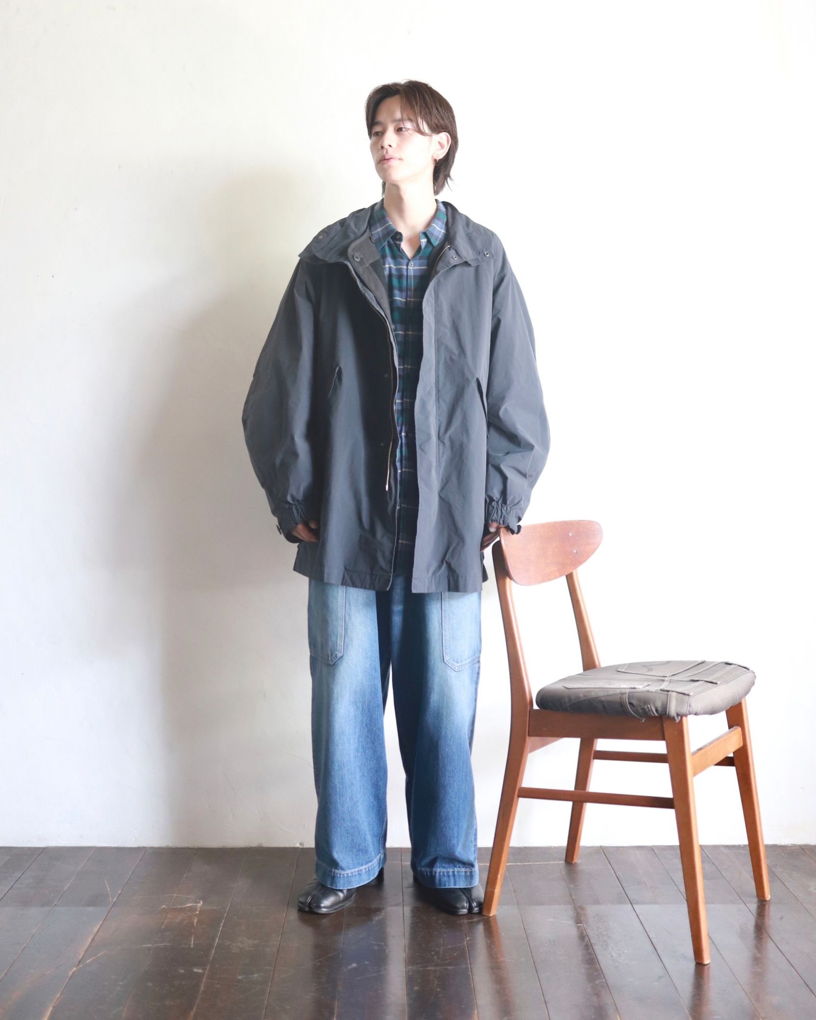 ATON エイトン 23AW AIR WEATHER SHORT MODS COATスタイル | 3639 | MARK