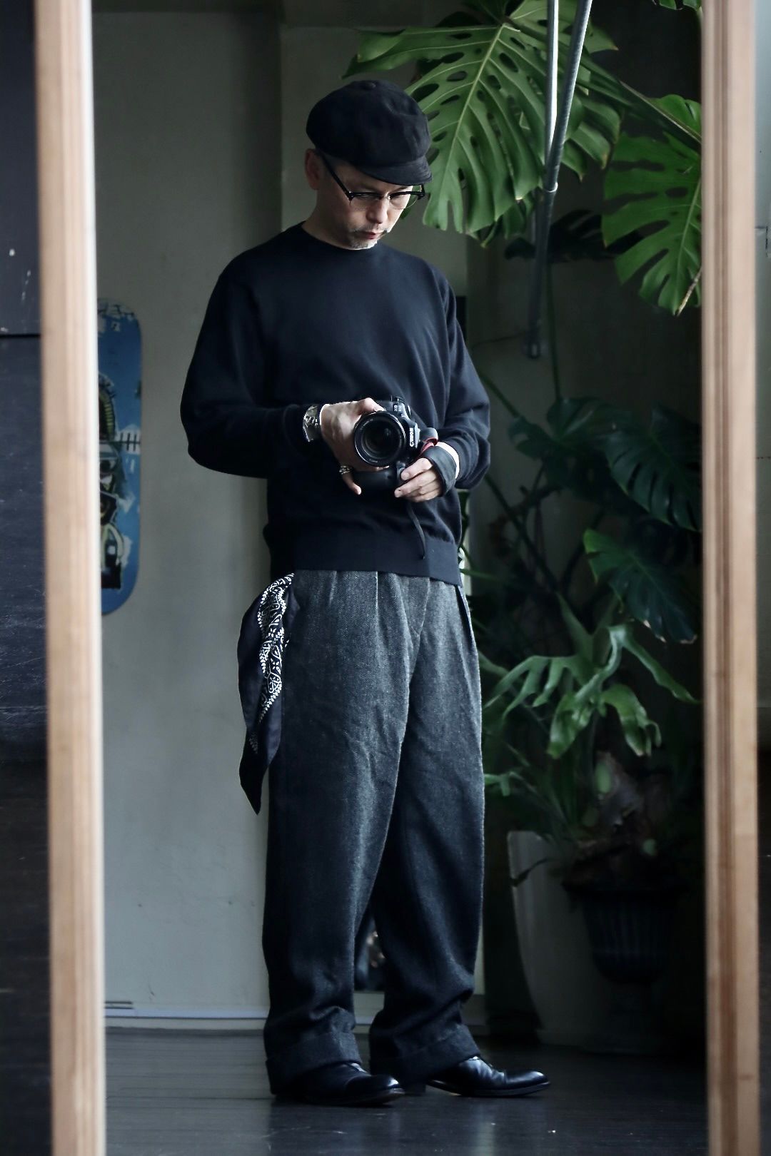 A.PRESSE - アプレッセ Tweed Two Tack Trousers(22AAP-04-11H