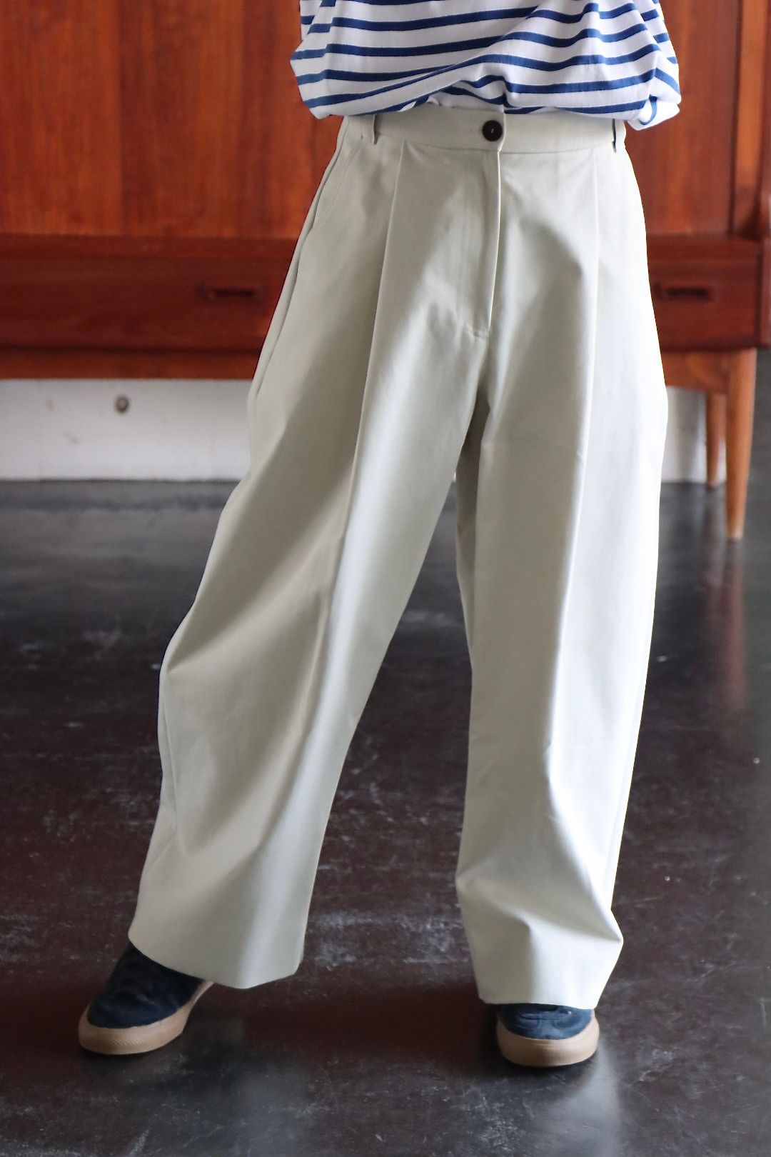 STUDIO NICHOLSON 22SS DEEP PLEAT VOLUME PANTS style.2022.3.9