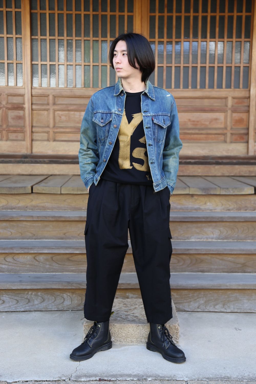 yohji yamamoto G-裾口アジャストパンツ(HD-P30-058) style.2021.4.9