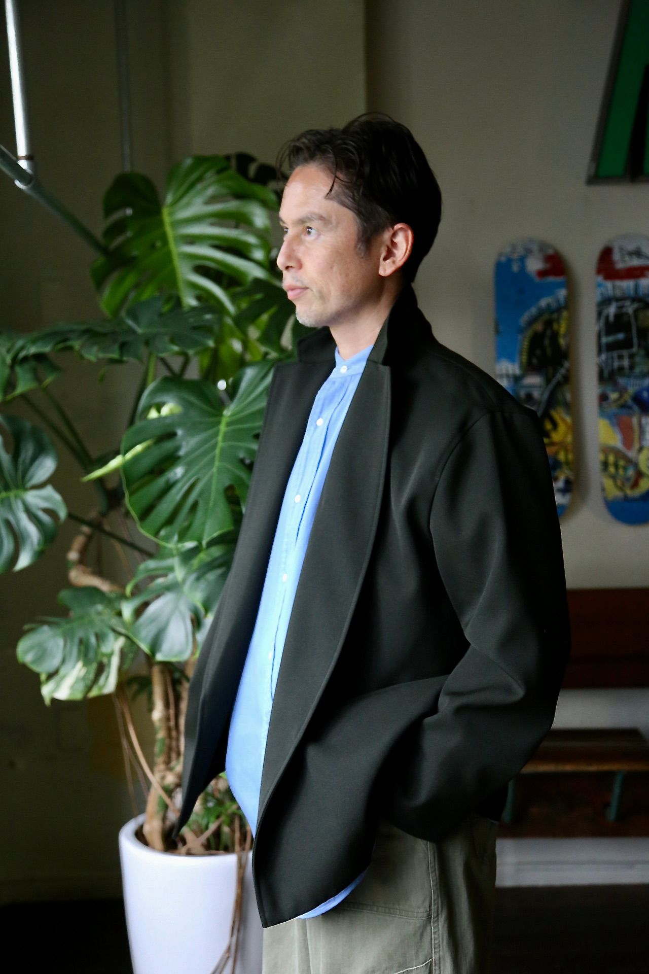 blurhms Wool Surge Cardigan Jacket