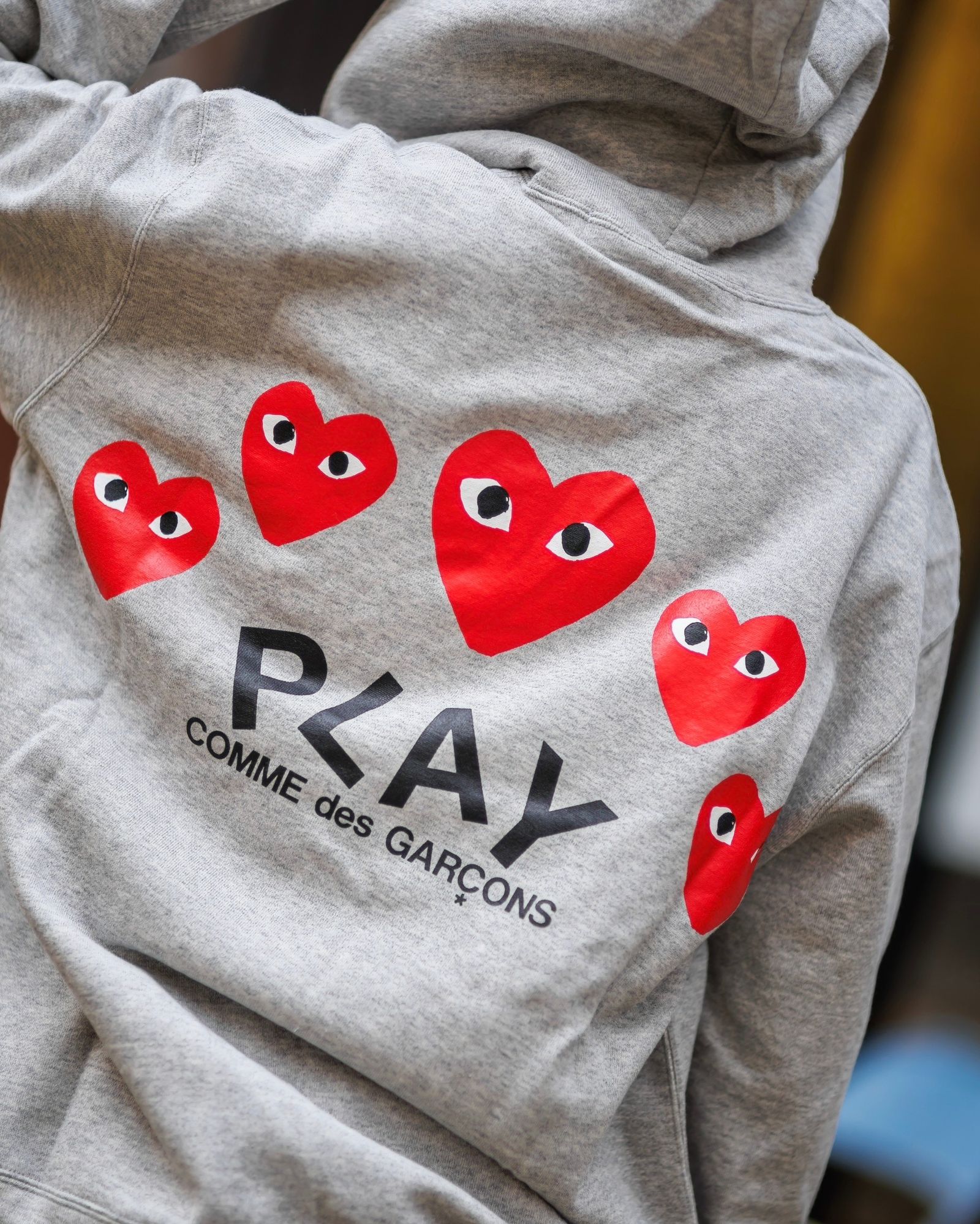 PLAY COMME des GARCONS 新作5ハートスウェットパーカー style.2024.12