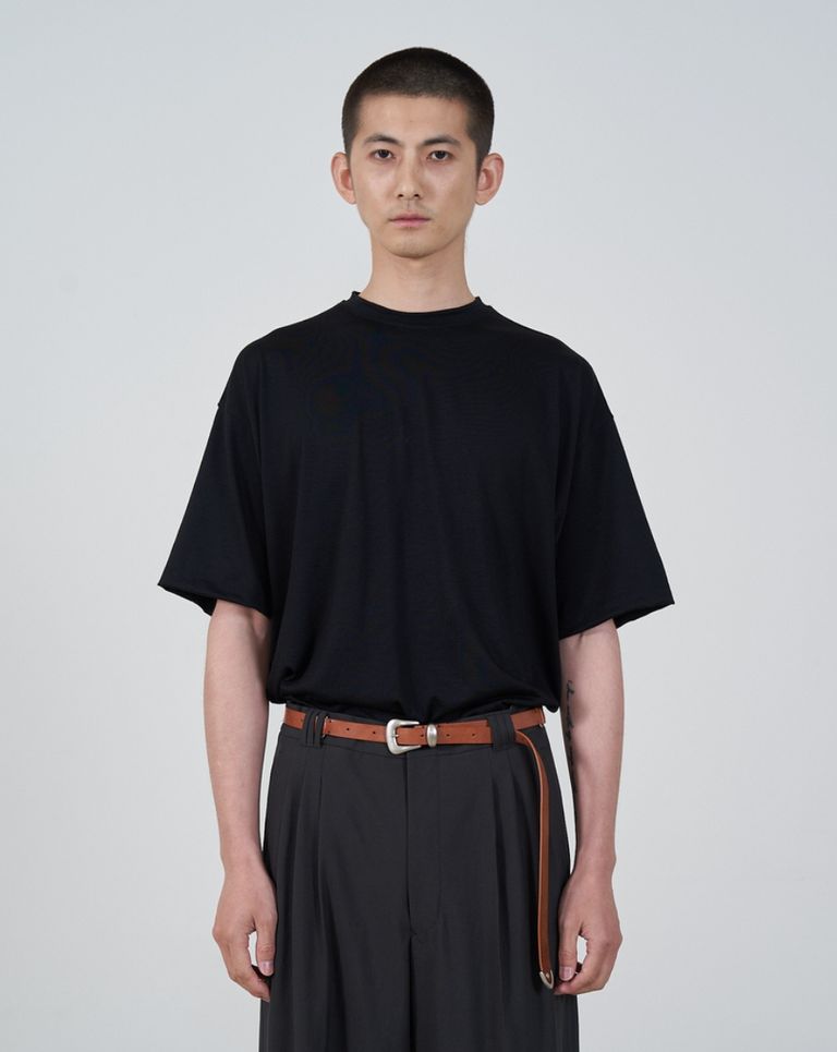 YOKE - ヨーク25SS LEATHER NALLOW WESTERN BELT(YK25SS0983A)BROWN | MARK