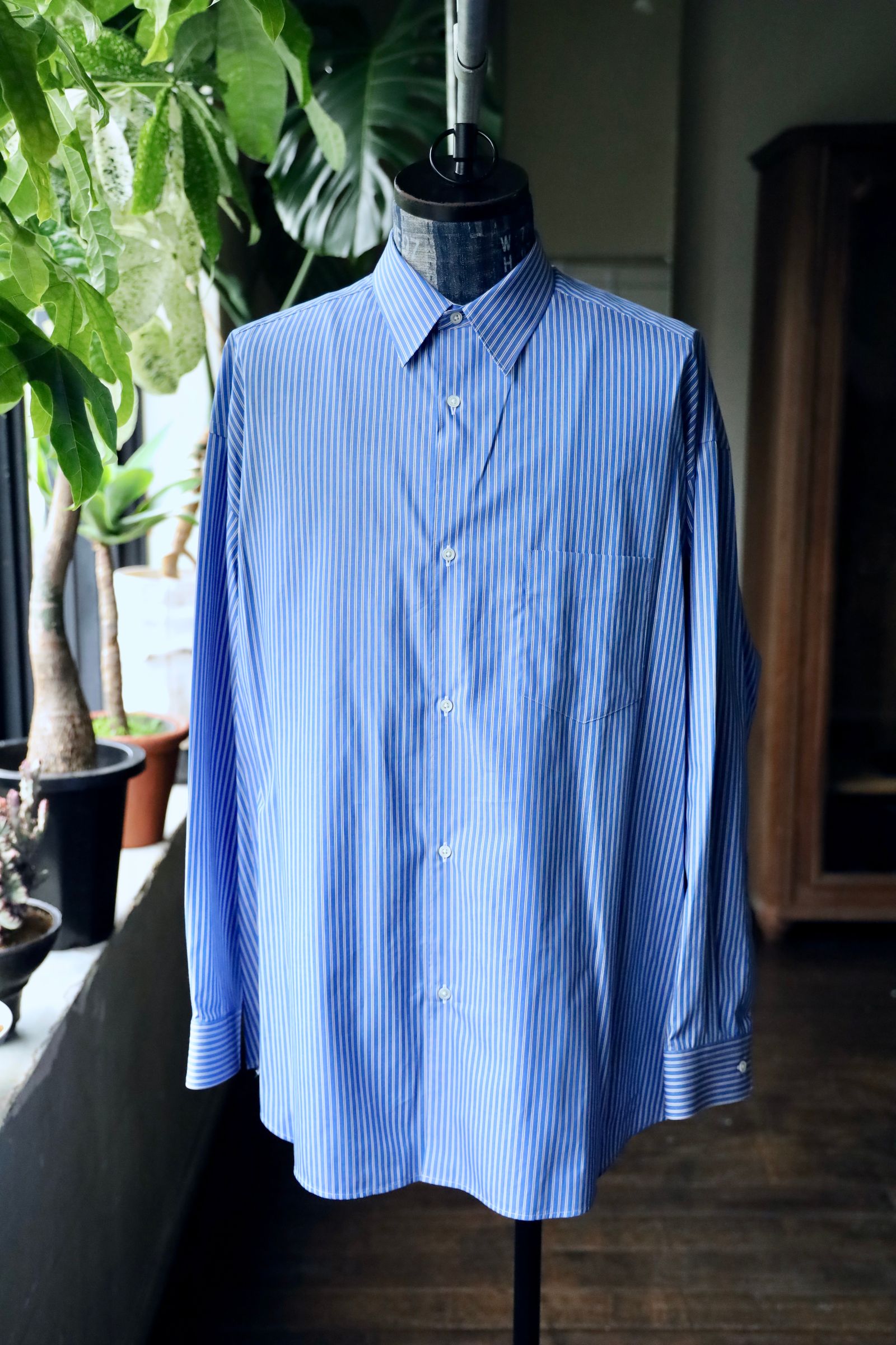 Graphpaper - グラフペーパー SIDOGRAS L/S Oversized Regular Collar