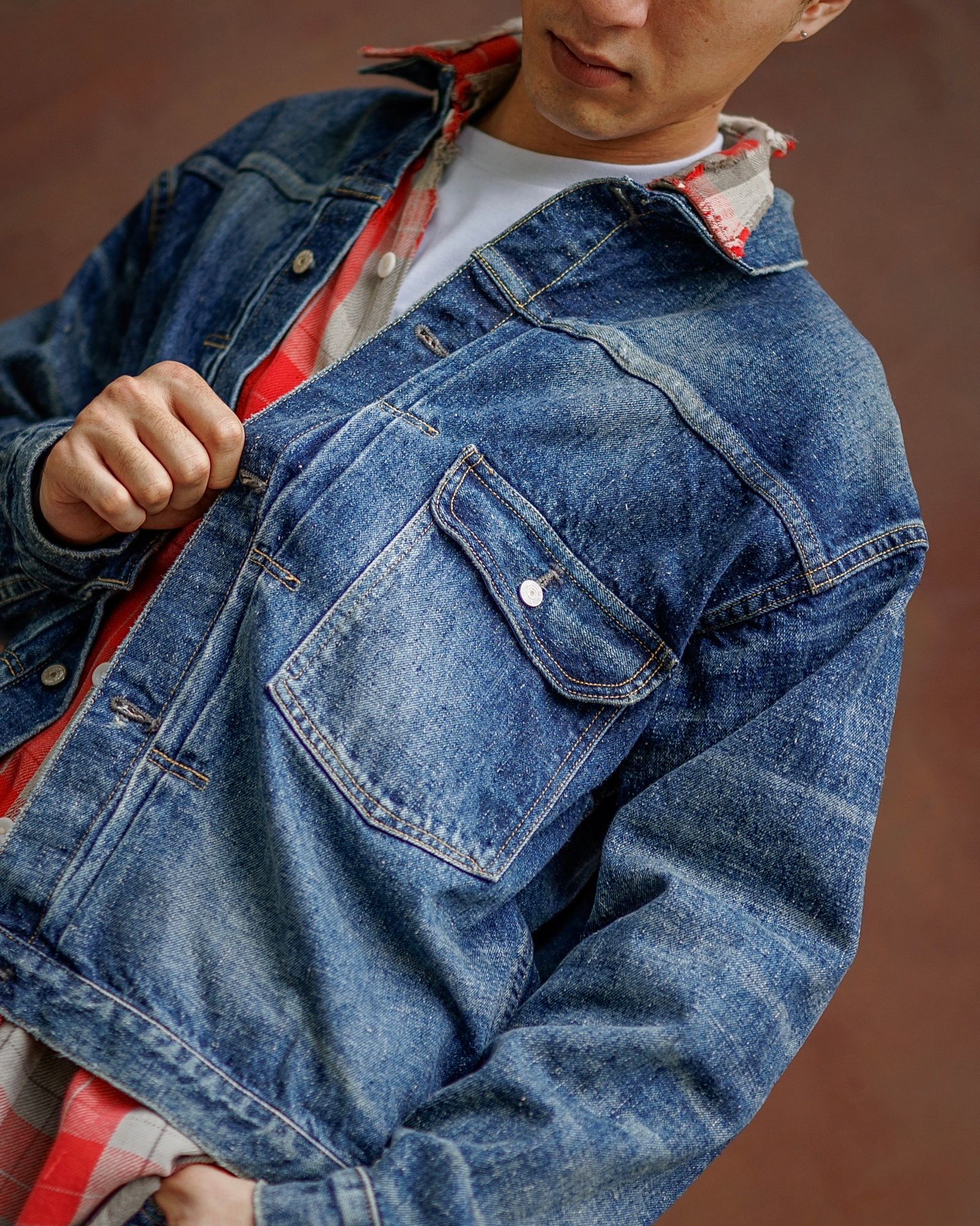 eYe JUNYA WATANABExNew Manual Wネームデニムジャケット セットアップ