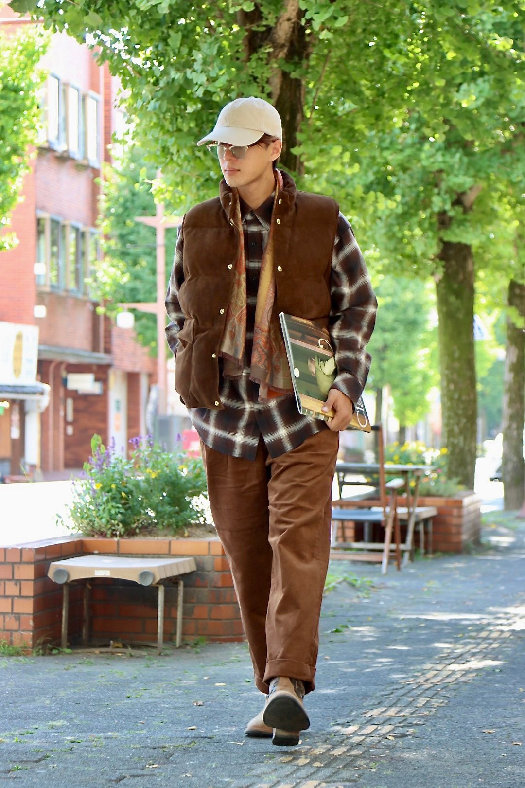 A.PRESSE - アプレッセ23AWダウンベストSuede Down Vest(23AAP-01-27H