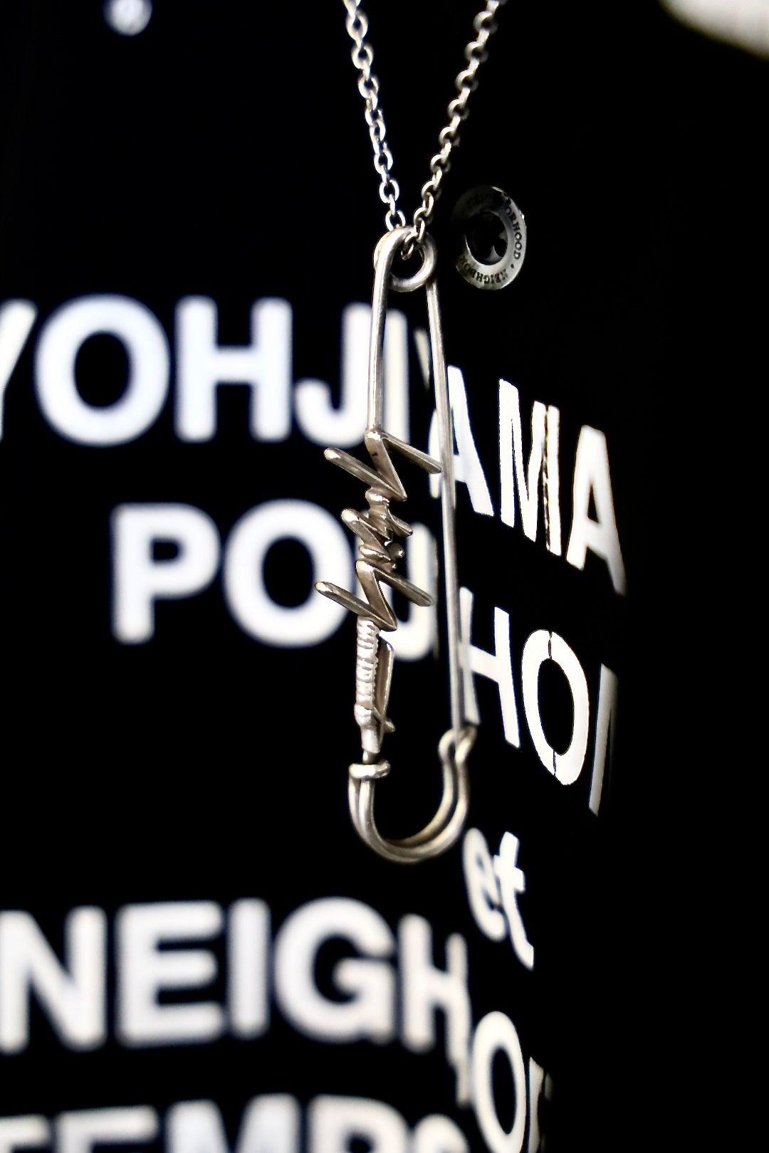 yohji yamamoto - ヨウジヤマモト ネックレス,ピンANTIQUE SV COAT