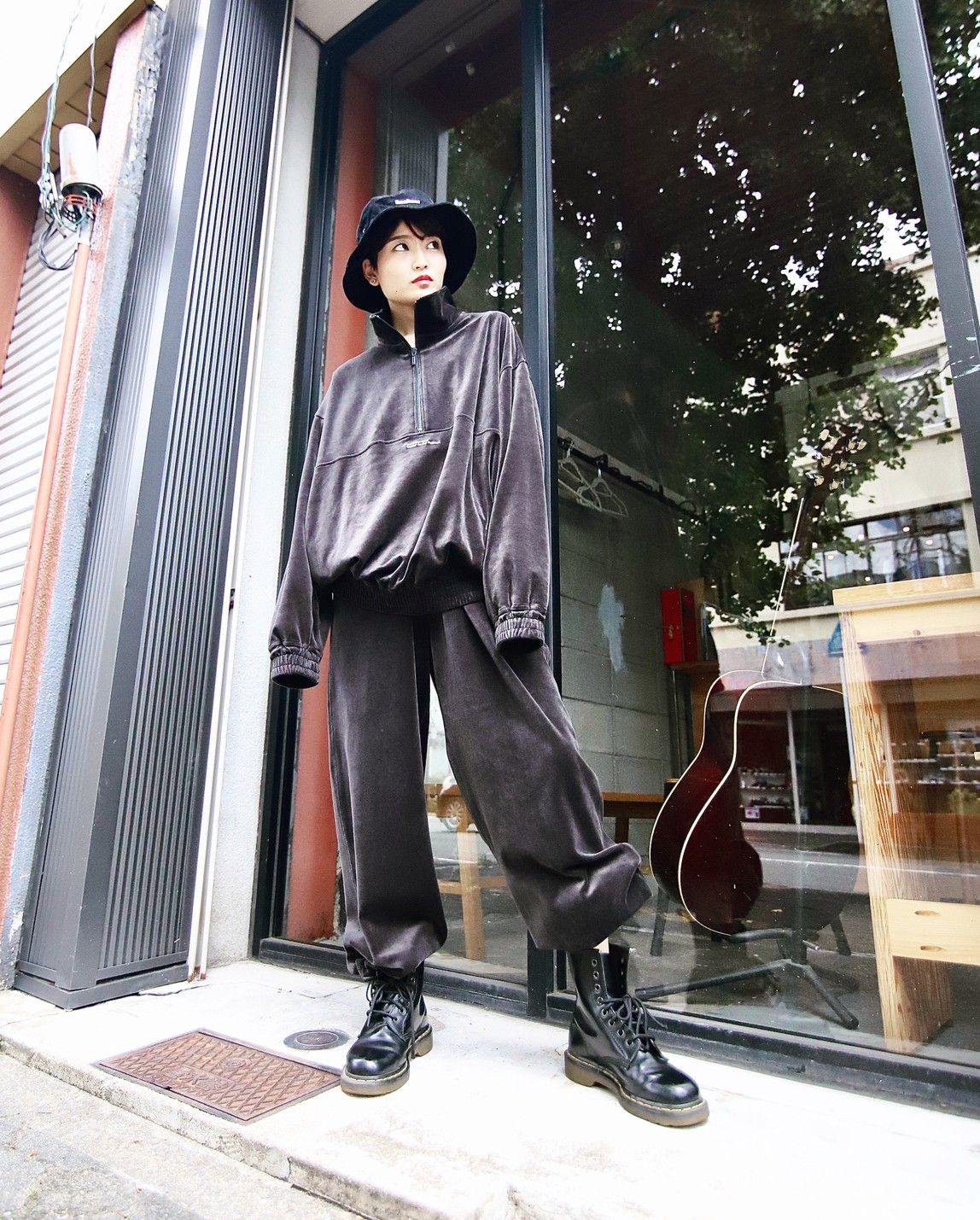 FreshService 新作VELOUR JERSEY PULLOVER セットアップstyle.2023.10