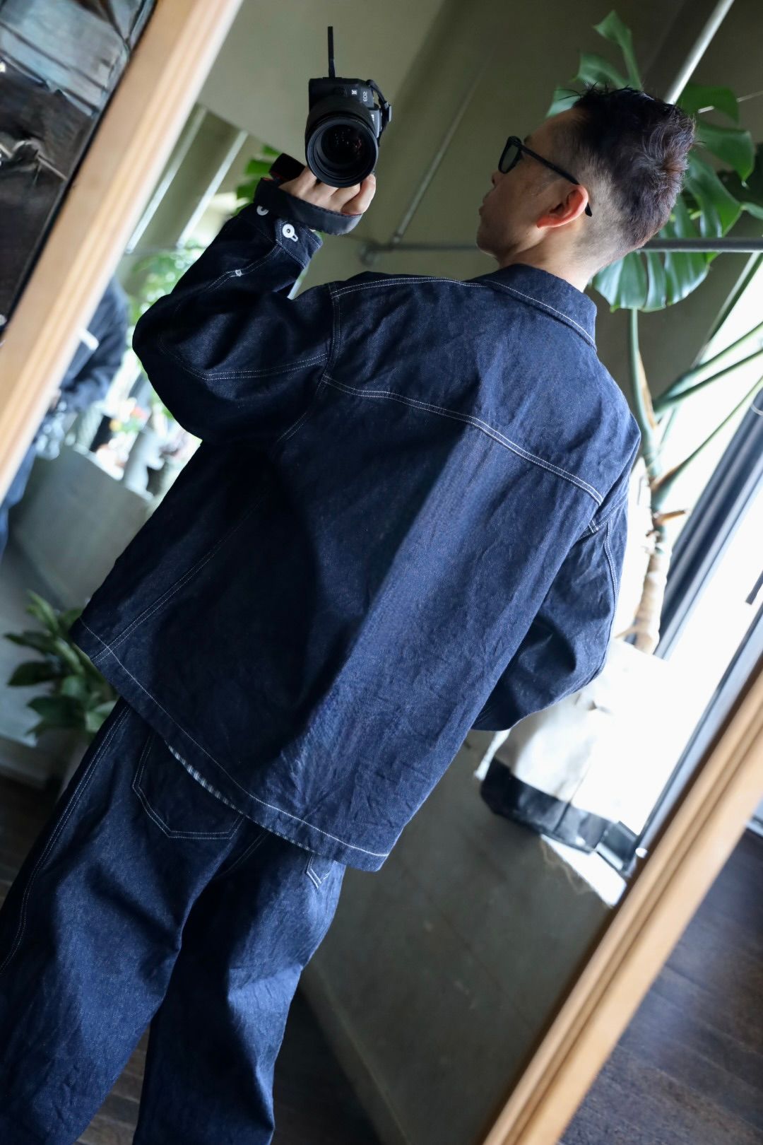 COMME des GARCONS HOMME ジップアップデニムジャケットスタイル2025.4