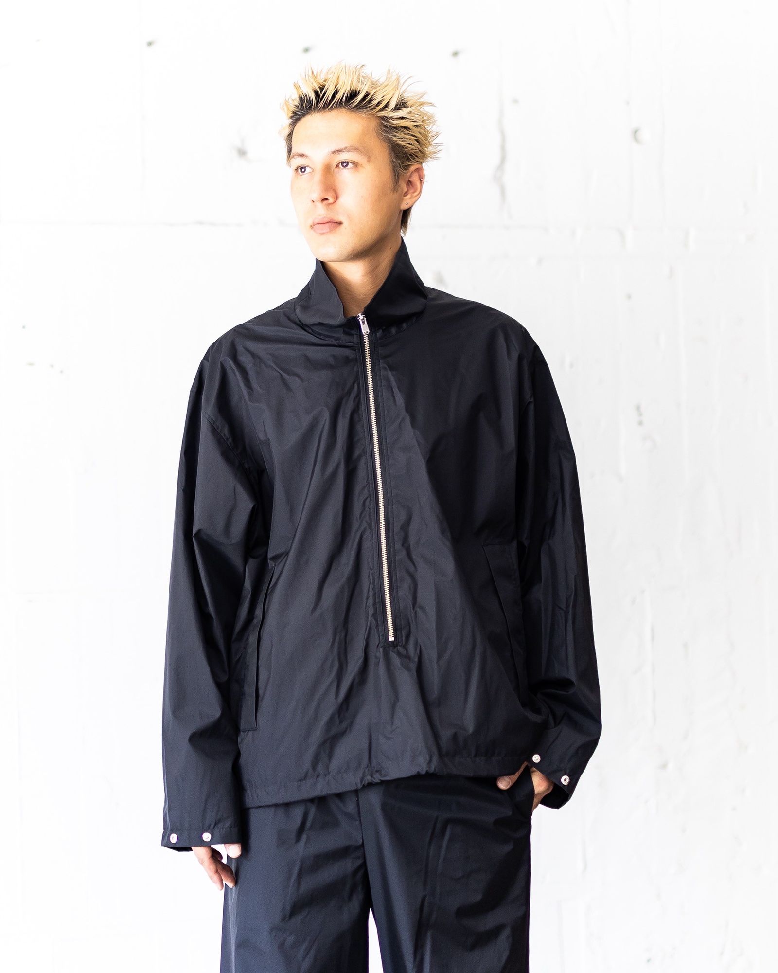 CHASSE - CHASSE チェイス ハーフジップナイロンジャケットQUARTER ZIP