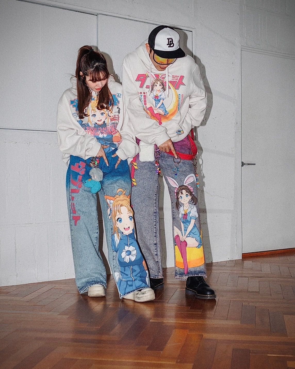 doublet - doublet 25SS ANIME HAND-PAINTING DENIM PANTS(25SS06PT296