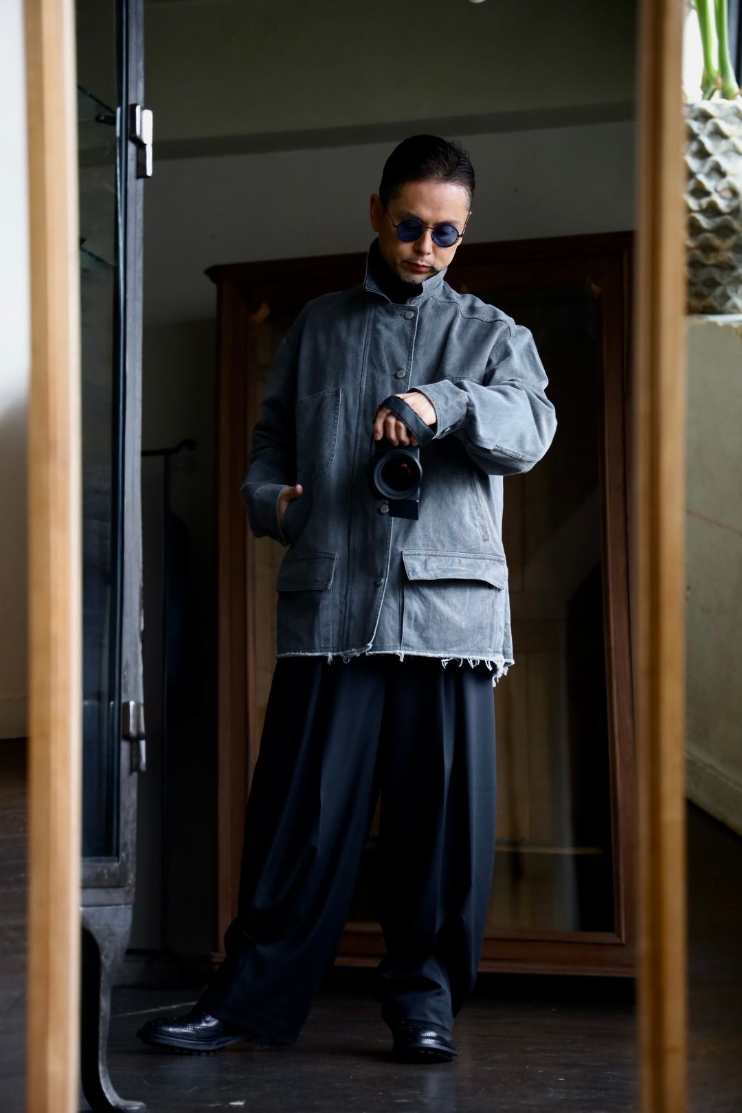 YOKE - ヨーク25SS カバーオールCOTTON CUT-OFF COVERALL JACKET