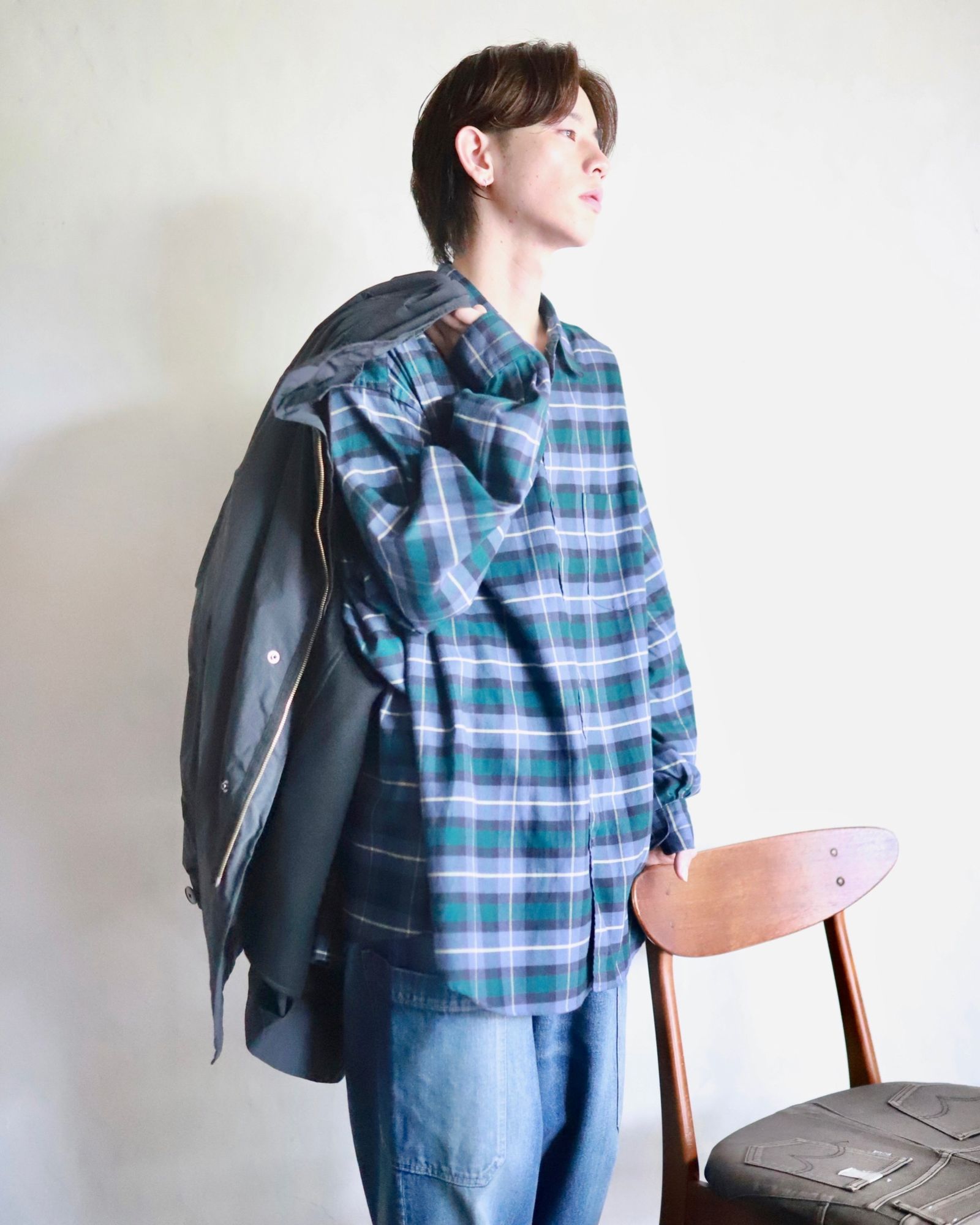 ATON エイトン 23AW AIR WEATHER SHORT MODS COATスタイル | 3639 | MARK