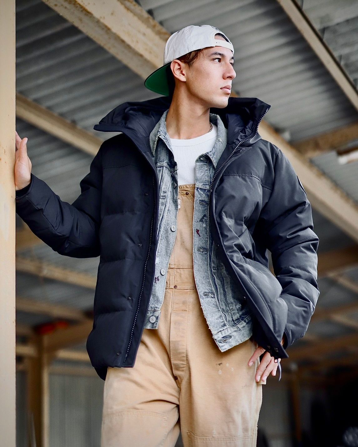 CANADA GOOSE カナダグース23AW Macmillan Parka BLACK LABELスタイル