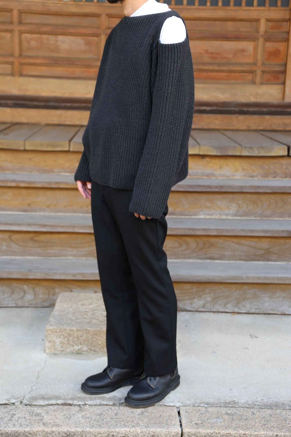 sulvam Slit over knit