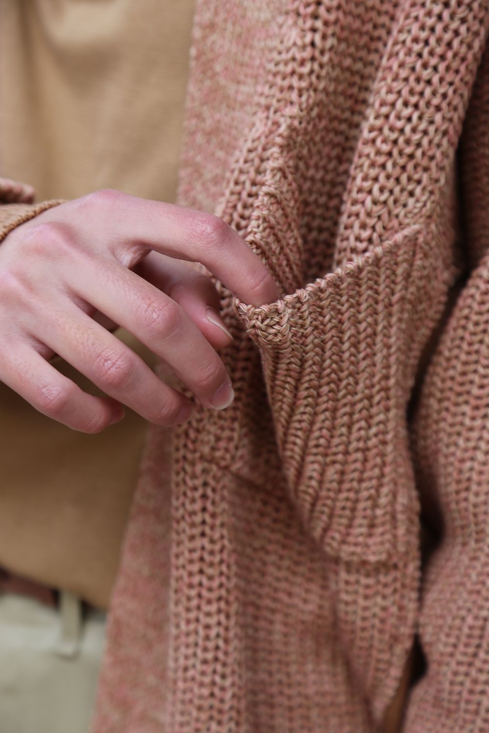 YOKE 5G CONNECTING RIB CARDIGAN(YK21SS0223S) style. 2021.03.24