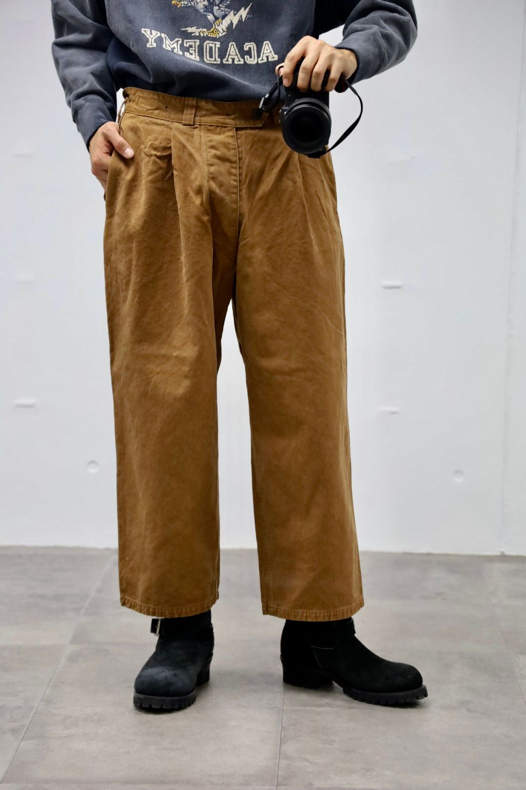 Gurank - Gurank グランク パンツ Railway pants (2554)CAMEL☆新作