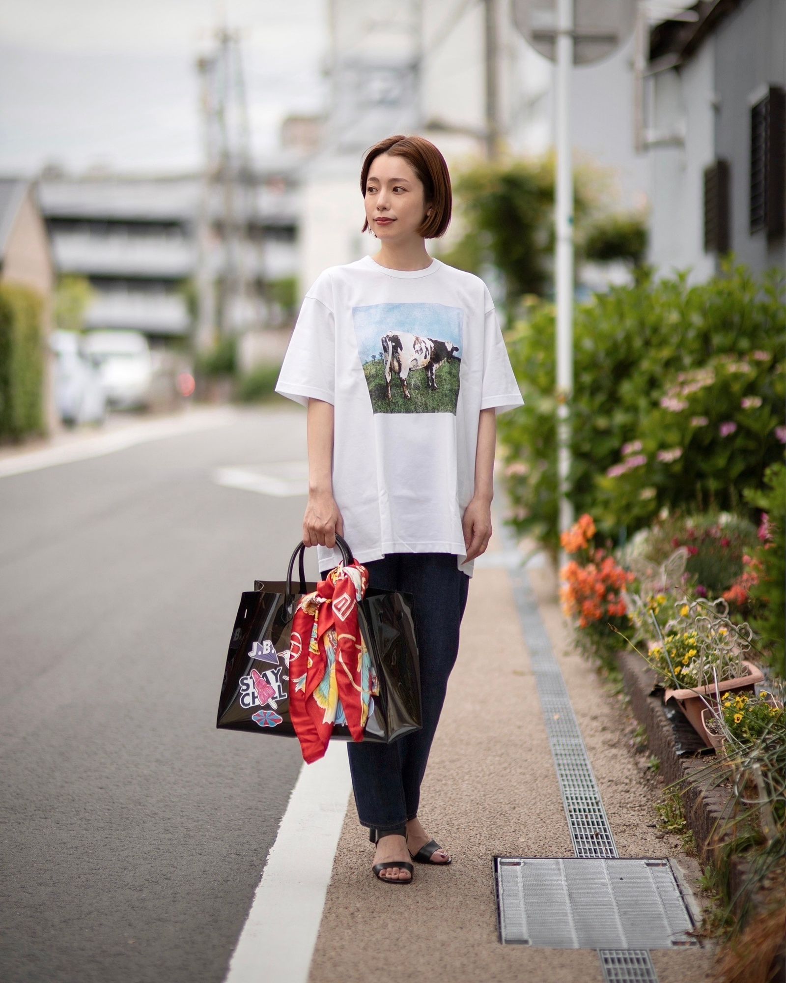 JUNYA WATANABE MAN Pink FloydプリントTシャツ style.2024.06.10