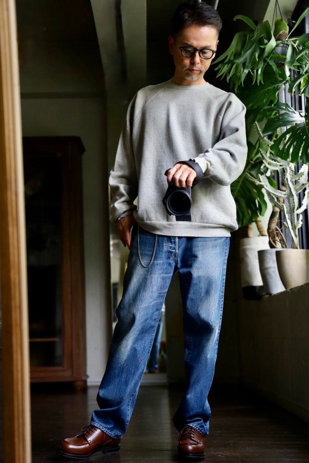 A.PRESSE Vintage Sweatshirtスタイル.2024.9.21. | 5443 | MARK