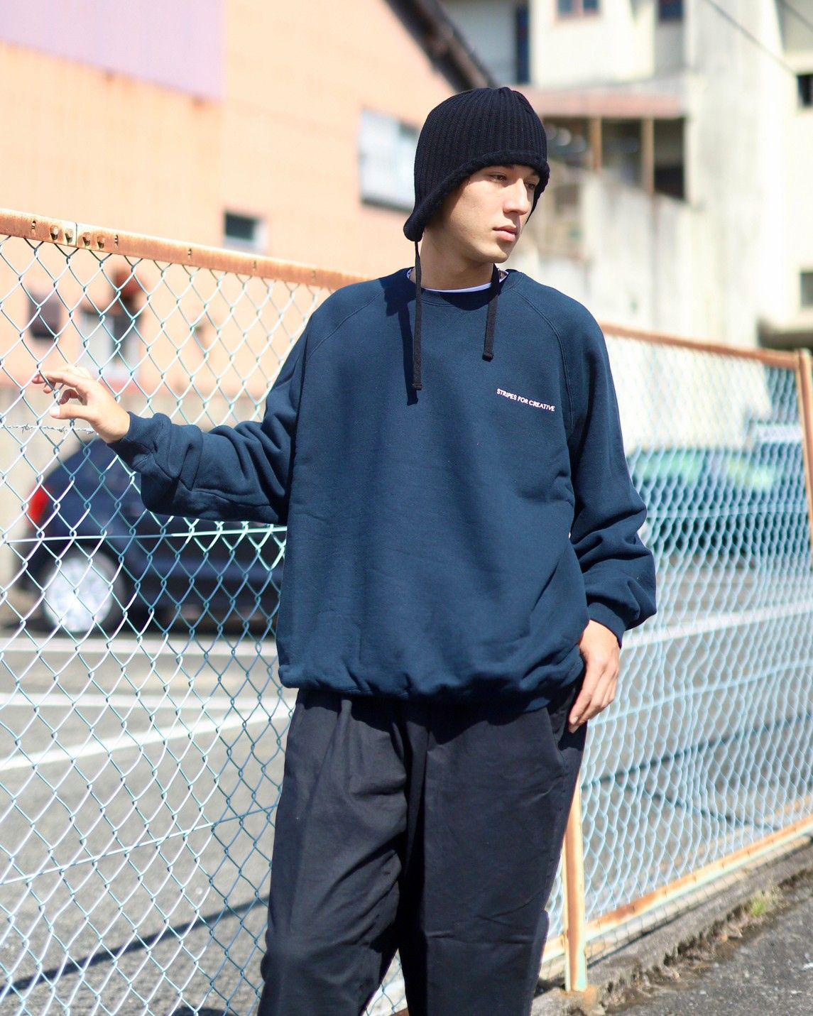 STRIPES FOR CREATIVE FW23 SFC RAGLAN CREWスタイル | 3807 | MARK