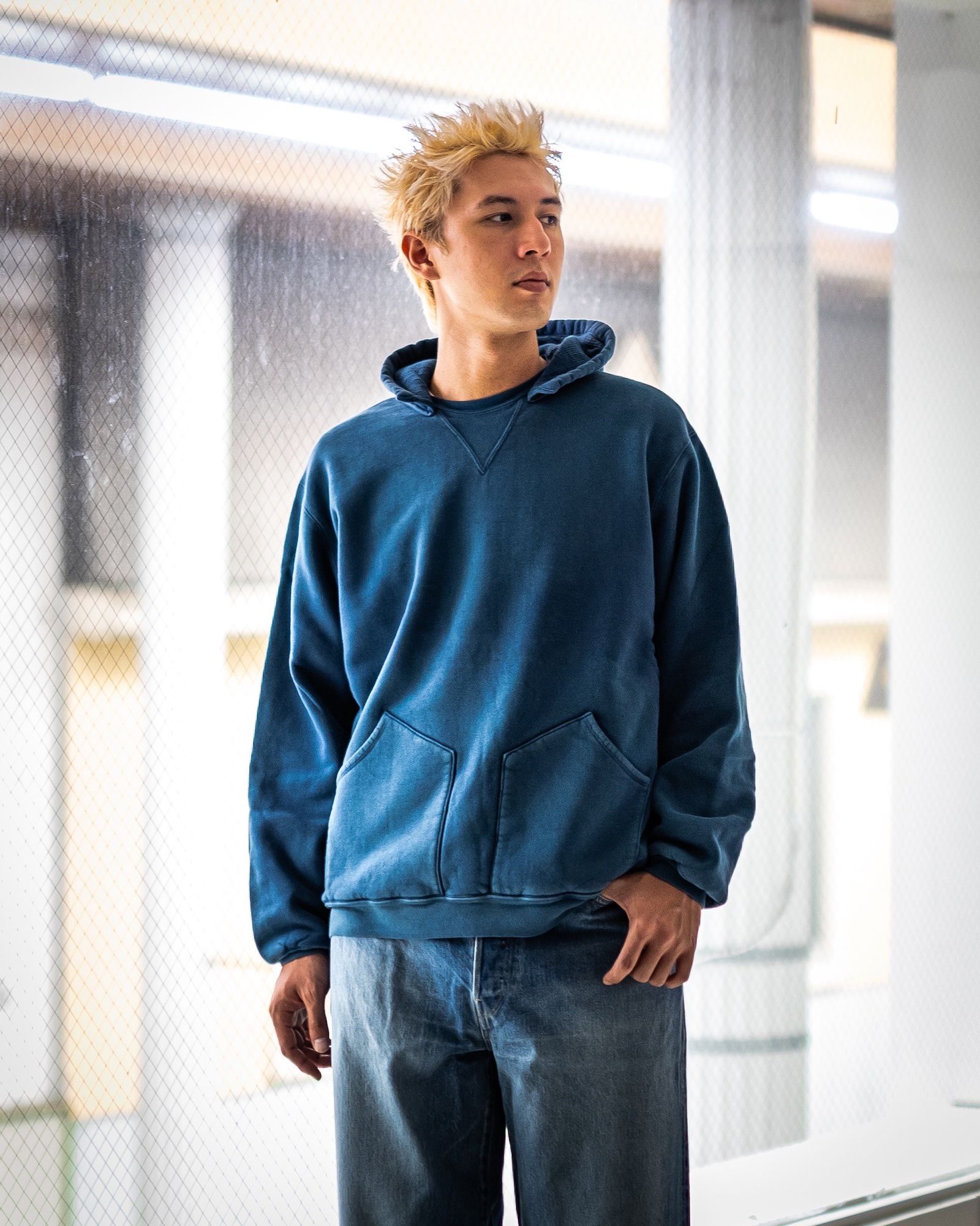 A.PRESSE Vintage Attached Hood Sweat Parka (BLUE) 8月30日(土)新作