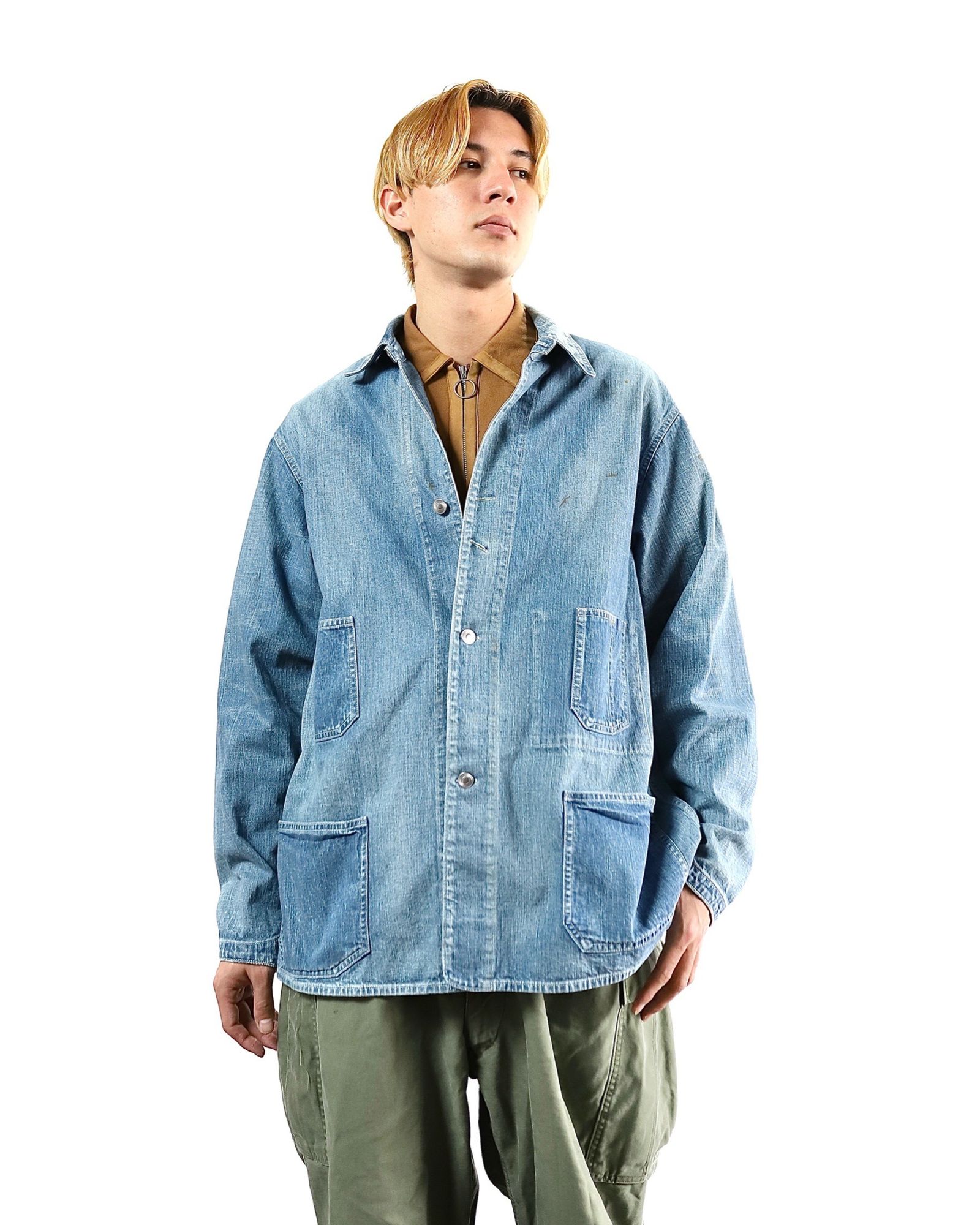 A.PRESSE 24SS 新作 Unknown Vintage Denim Coverall style 2024.2.29