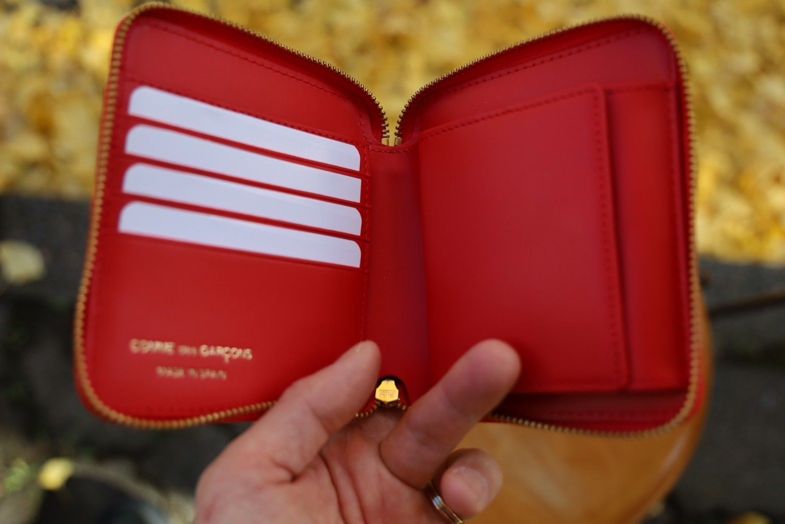 Wallet COMME des GARCONS - コムデギャルソン 財布 Big Bow Full Zip