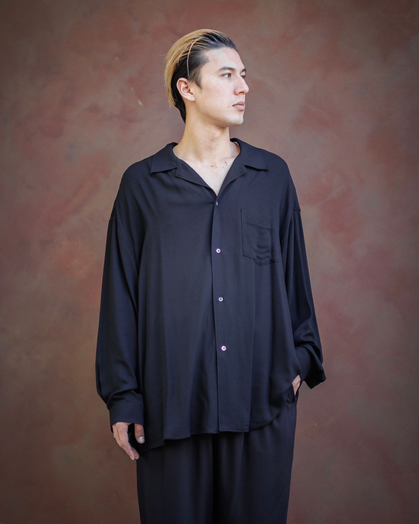 Graphpaper - グラフペーパー SIDOGRAS Twill Viscose Oversized
