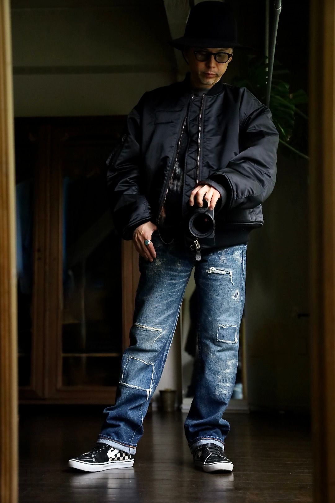 SAINT M×××××× - セントマイケル24AW NO DAMEGE MA-1 (SM-YS1-0000-063