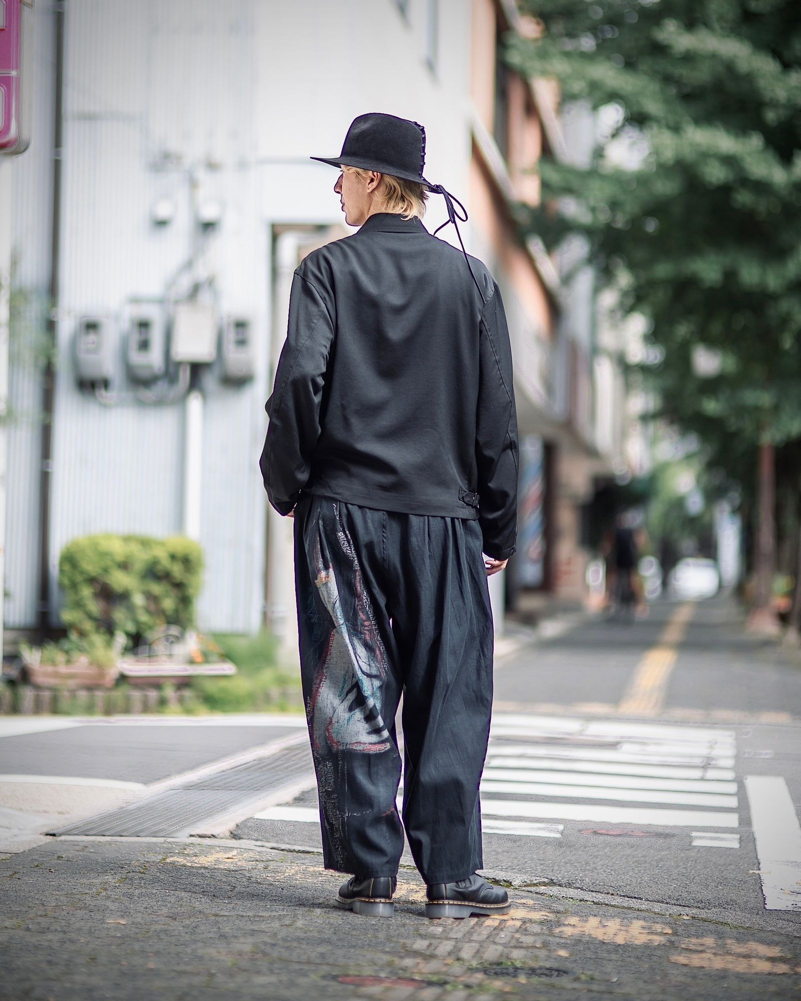 yohji yamamoto Pour Homme 24AW 衿タブ フルジップブルゾン style