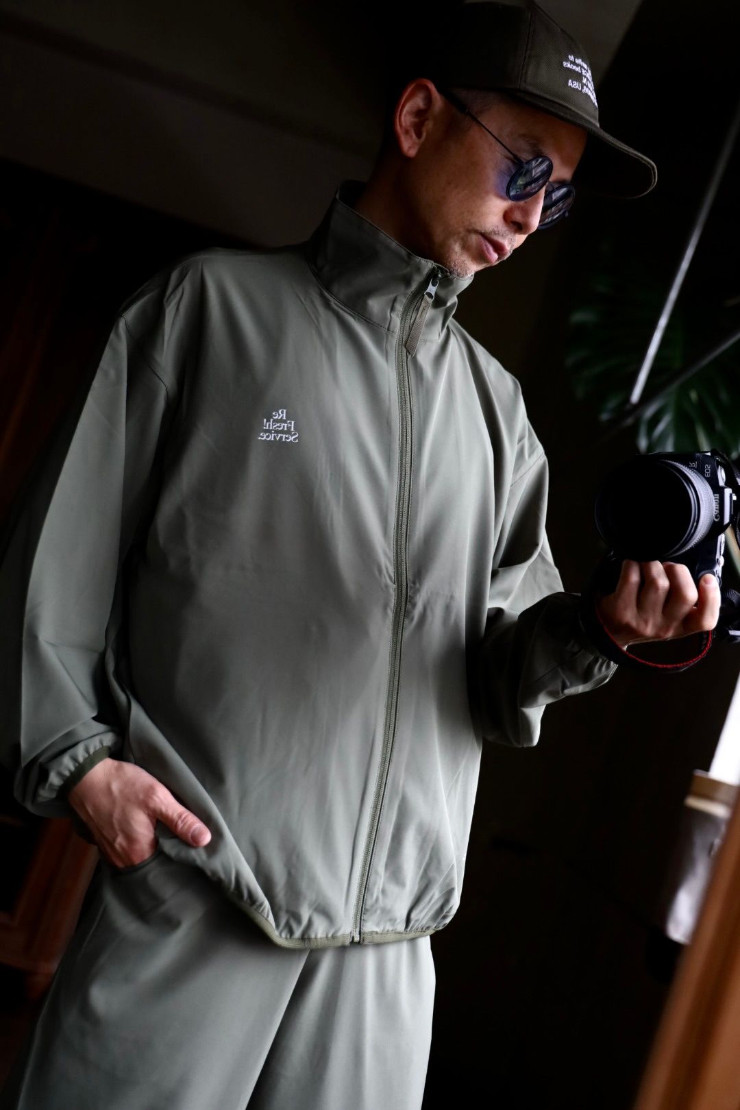 ReFresh!Service. “UTILITY PACKABLE SUIT”(KHAKI)スタイル | 6463 | MARK