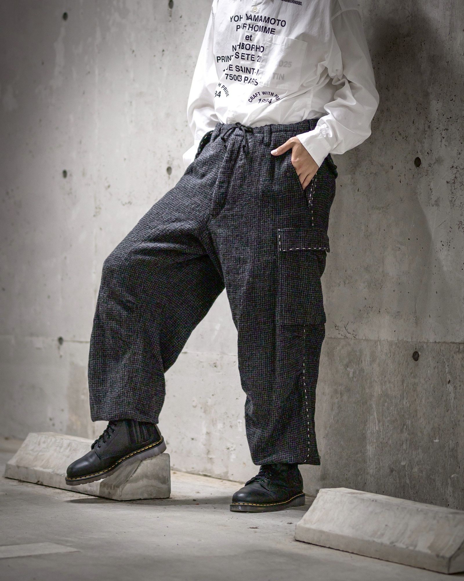 希少】Y's ワイズ ガウチョ パンツ オーバーサイズボトム ブラック 黒