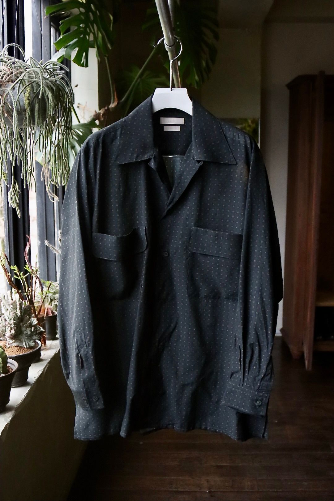 YOKE - ヨーク24SS PIXEL LOW PLAID OPEN COLLAR SHIRT(YK24SS0654SH