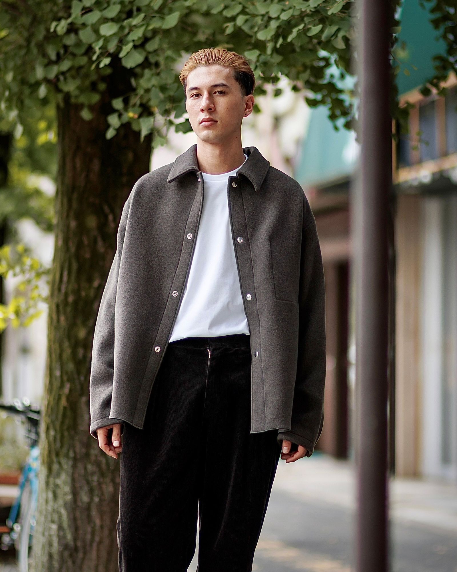 A.PRESSE - アプレッセ Cashmere Blend Work Jacket(24AAP- 01-27H