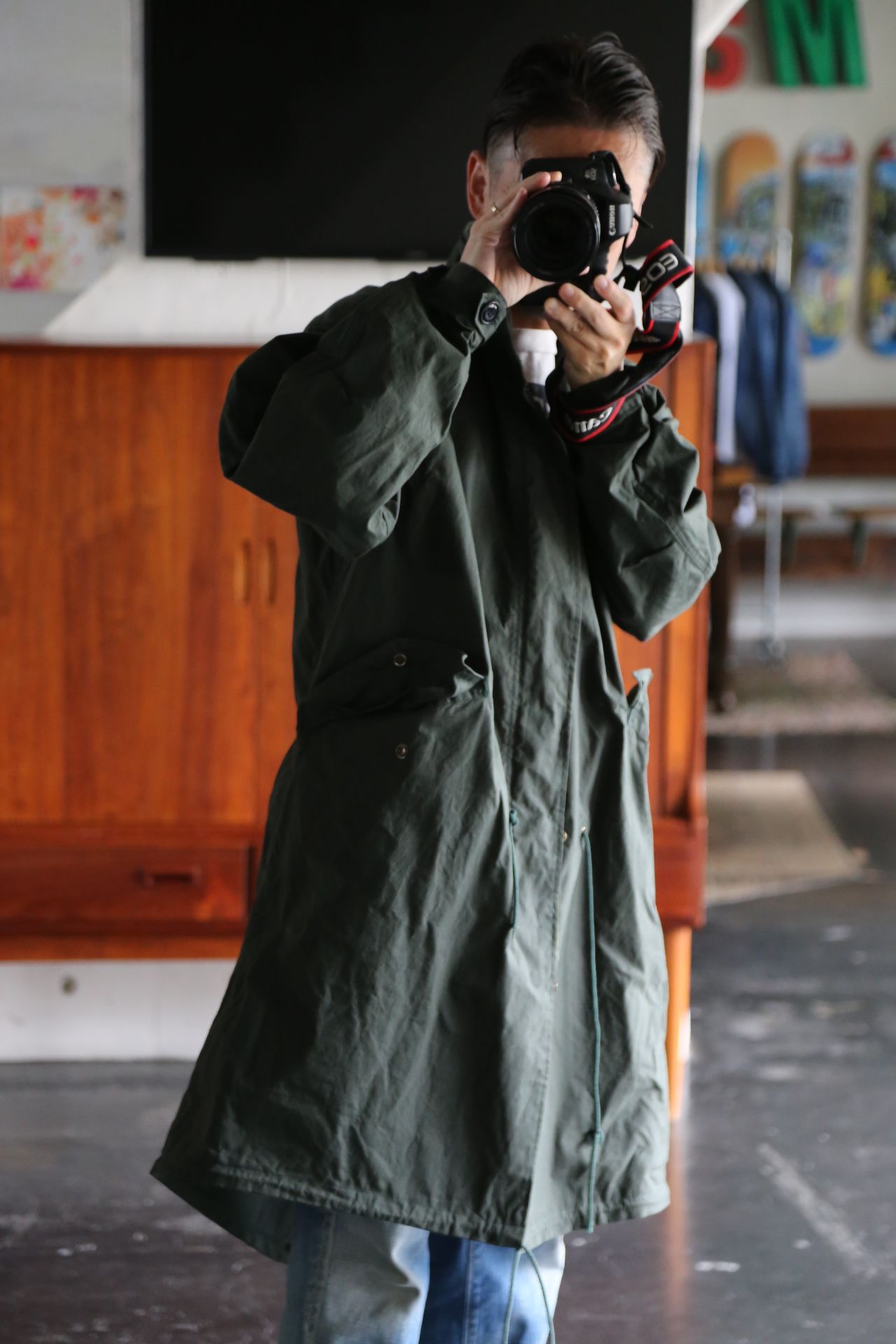 A.PRESSE M-65 Mods Coat(21AAP-01-05M)D.GREEN style※8月21日発売