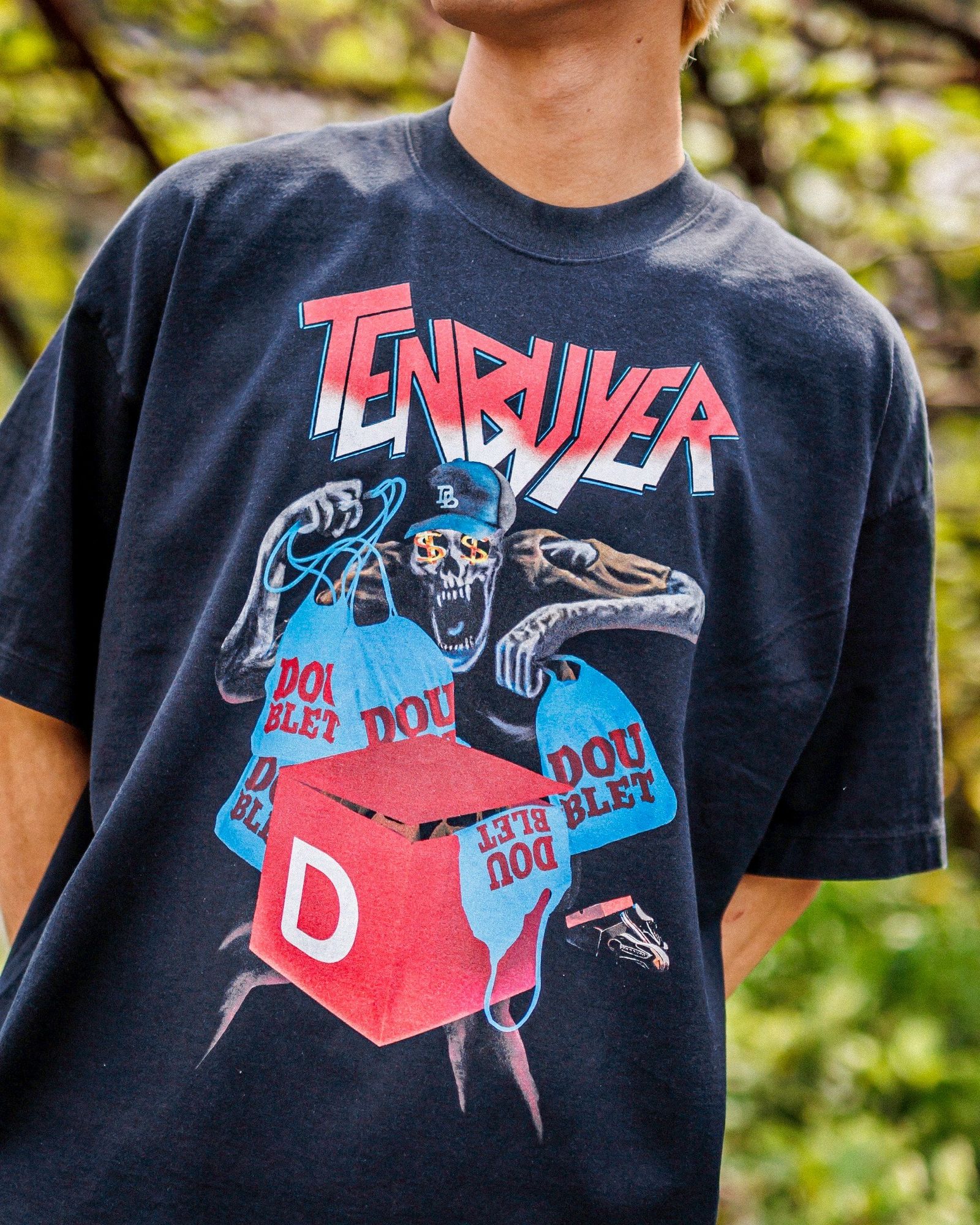 doublet - doublet 25SS TENBUYER T-SHIRT(25SS78CS390)BLACK☆4月26日