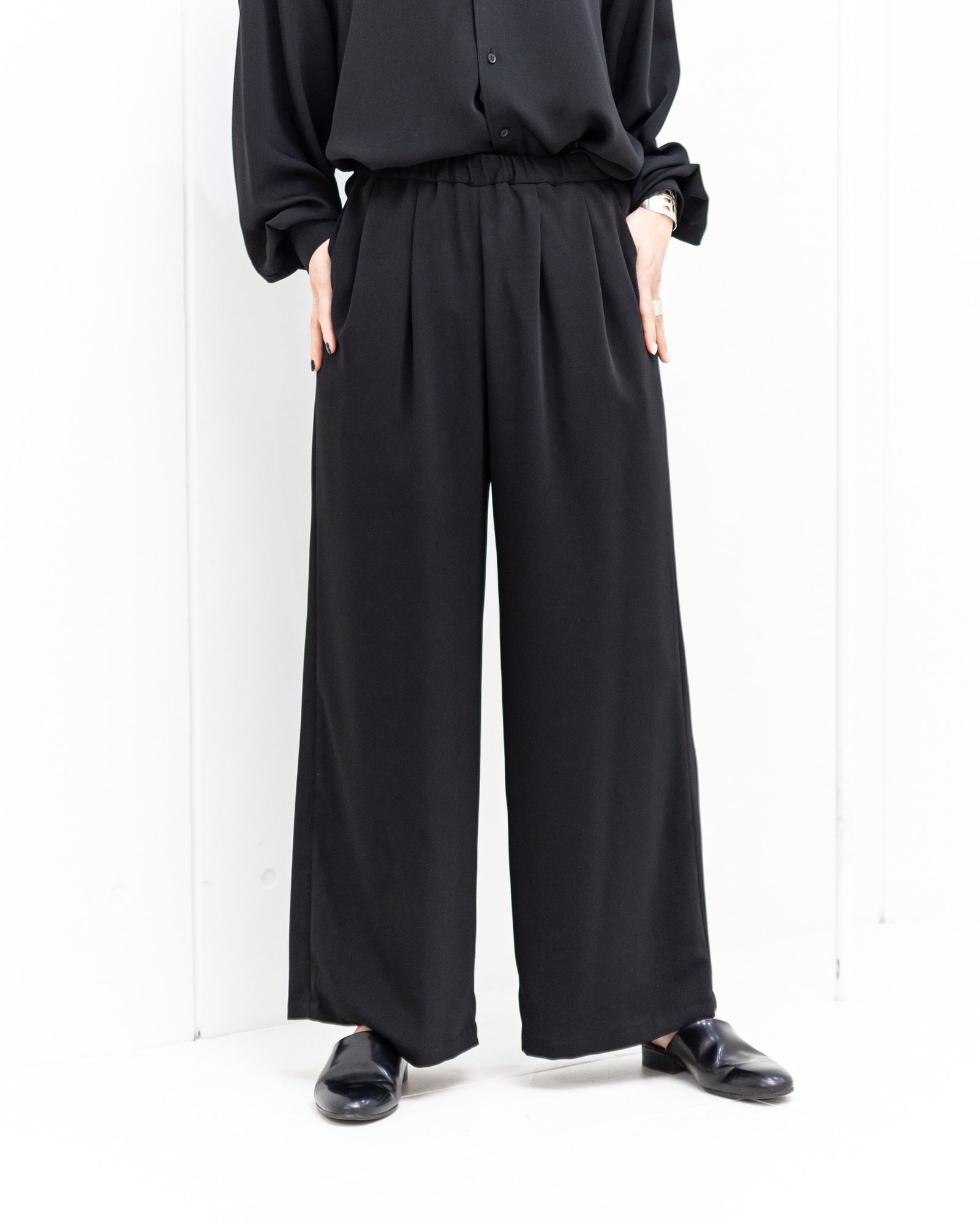 Graphpaper - グラフペーパー26SS WOMENS Satin Easy Wide Pants(GL261