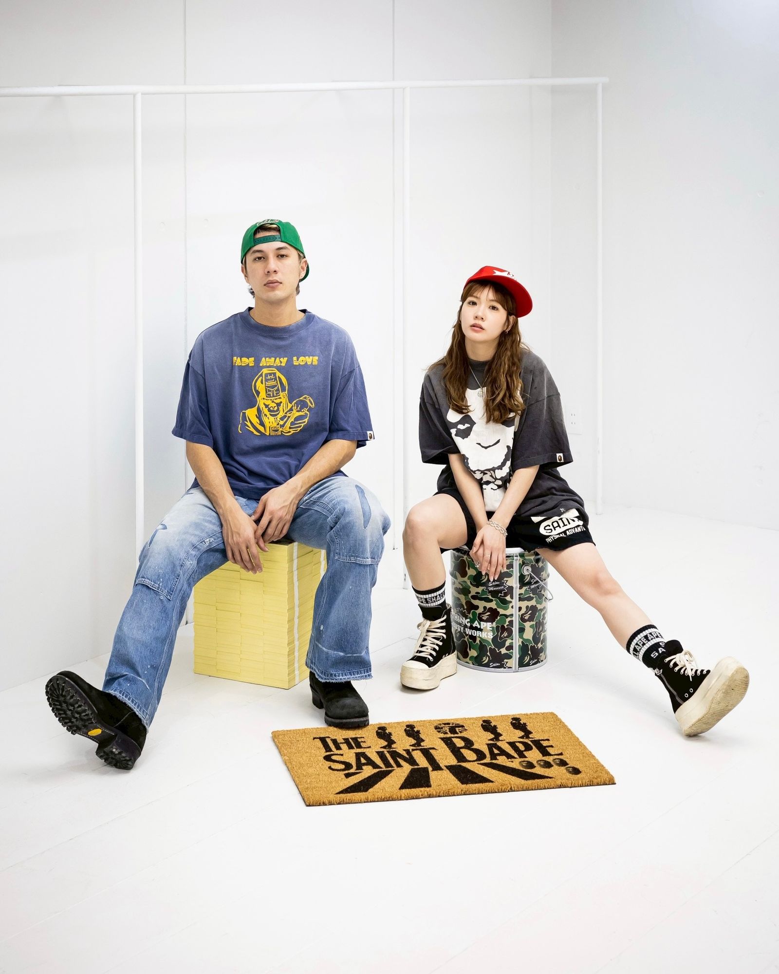 SAINT M×××××× - セントマイケル 26SS BAPE_SS T-SHIRT/ALWAYS LOVE(SM