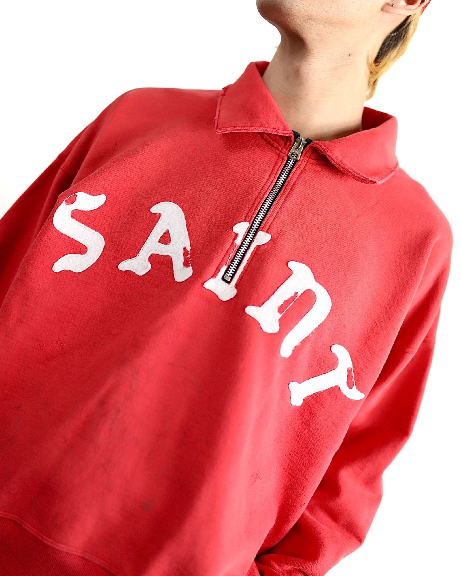 セントマイケル 24SS 新作HALF ZIP SWEAT style 2024.3.8 | 4379 | MARK