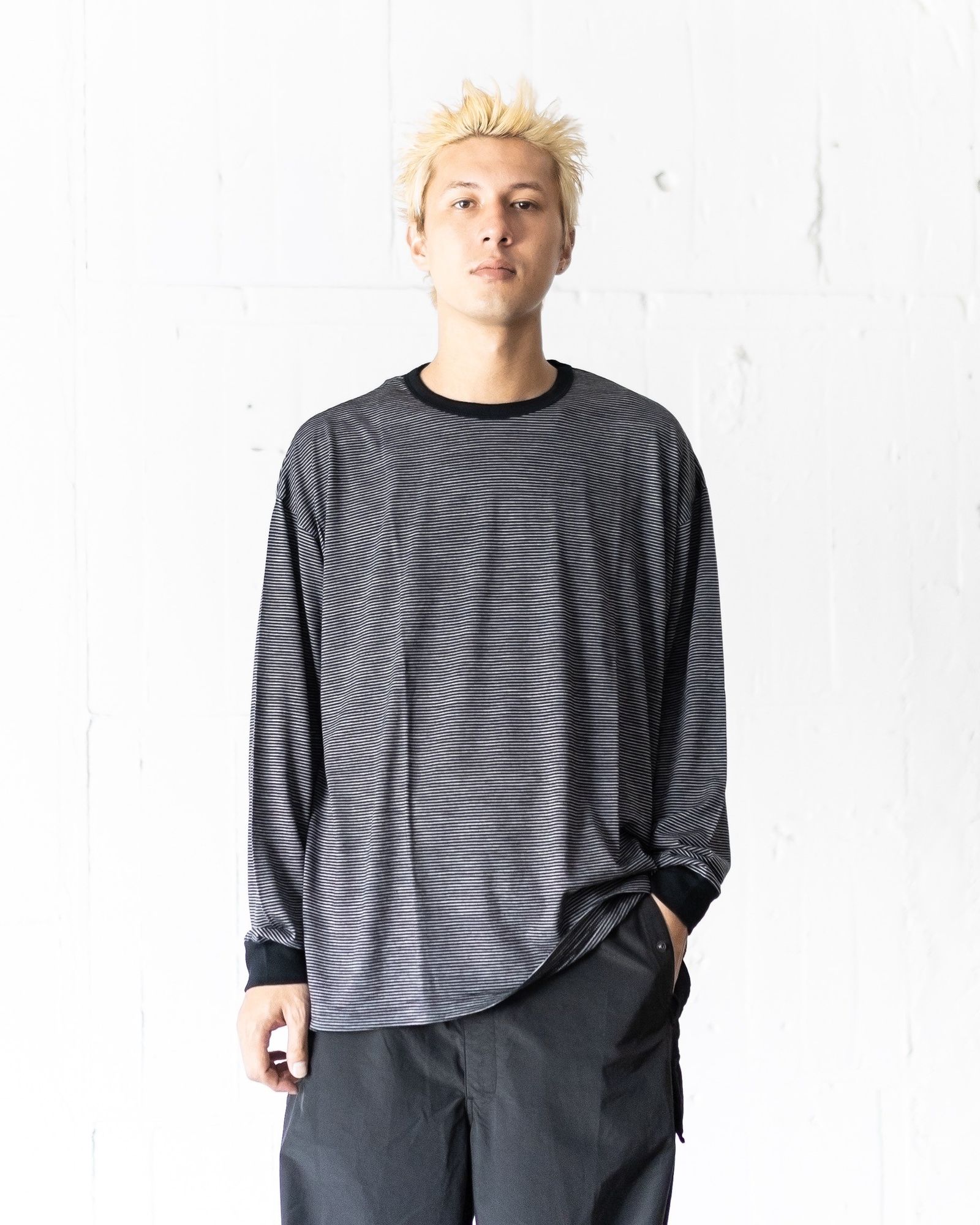 Graphpaper Wool Border L/S Tee 新作発売！ | 7107 | MARK