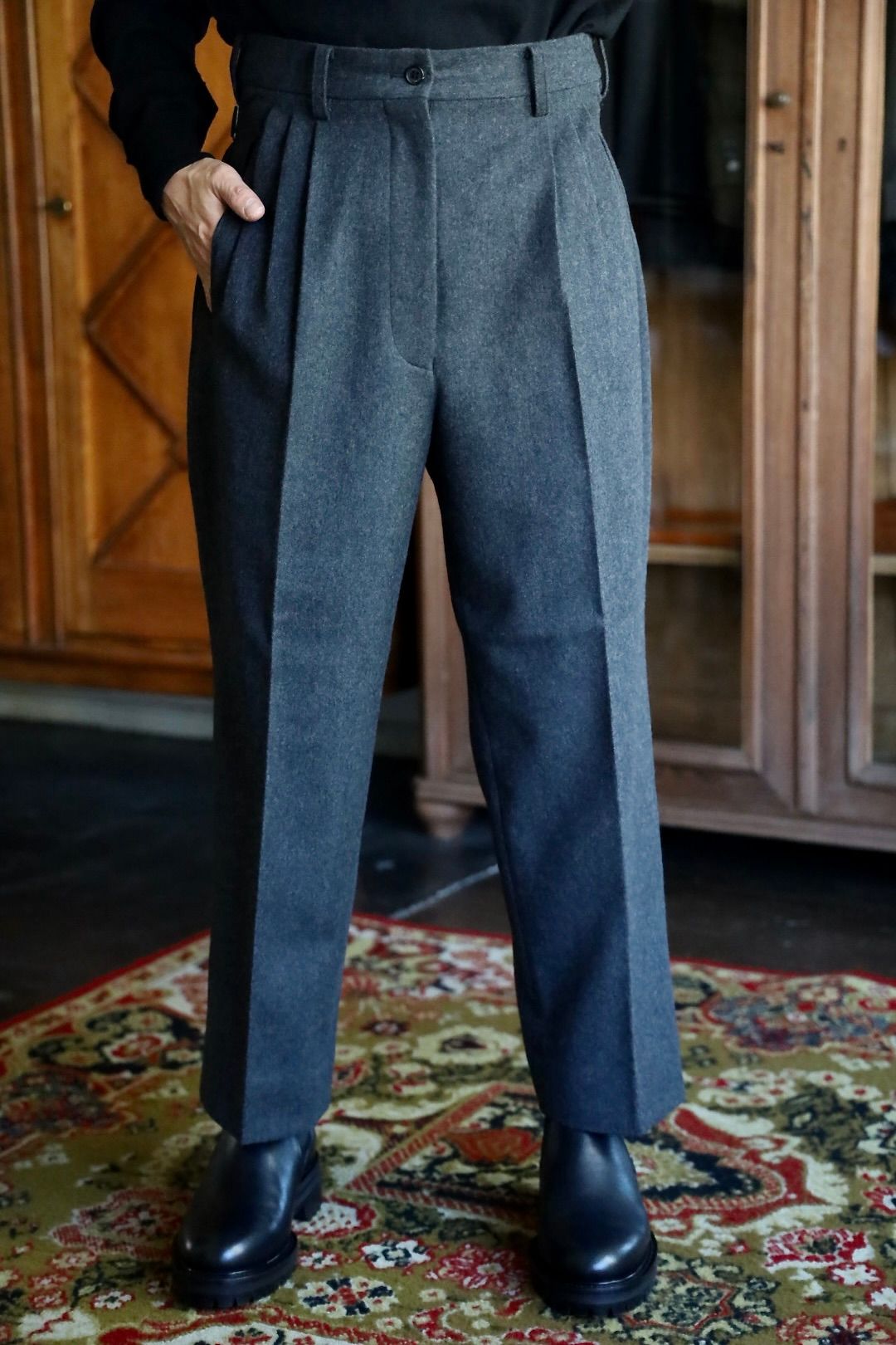 COMME des GARCONS HOMME - コムデギャルソンオム25FW ウールフラノ