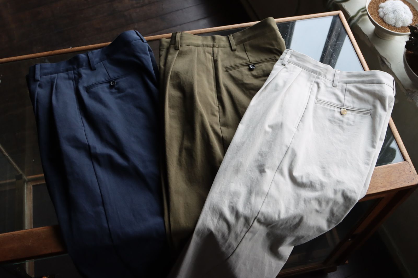 A.PRESSE - アプレッセ23SSチノ Chino Trousers (23SAP-04-15H)NAVY☆2