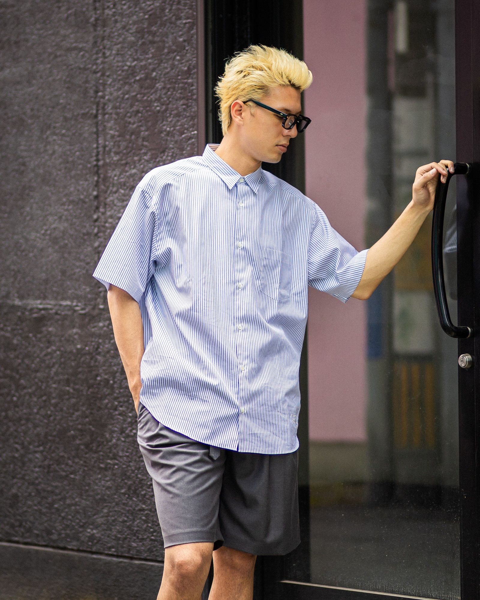 COMME des GARCONS HOMME - コムデギャルソンオム 綿ストライプS/S