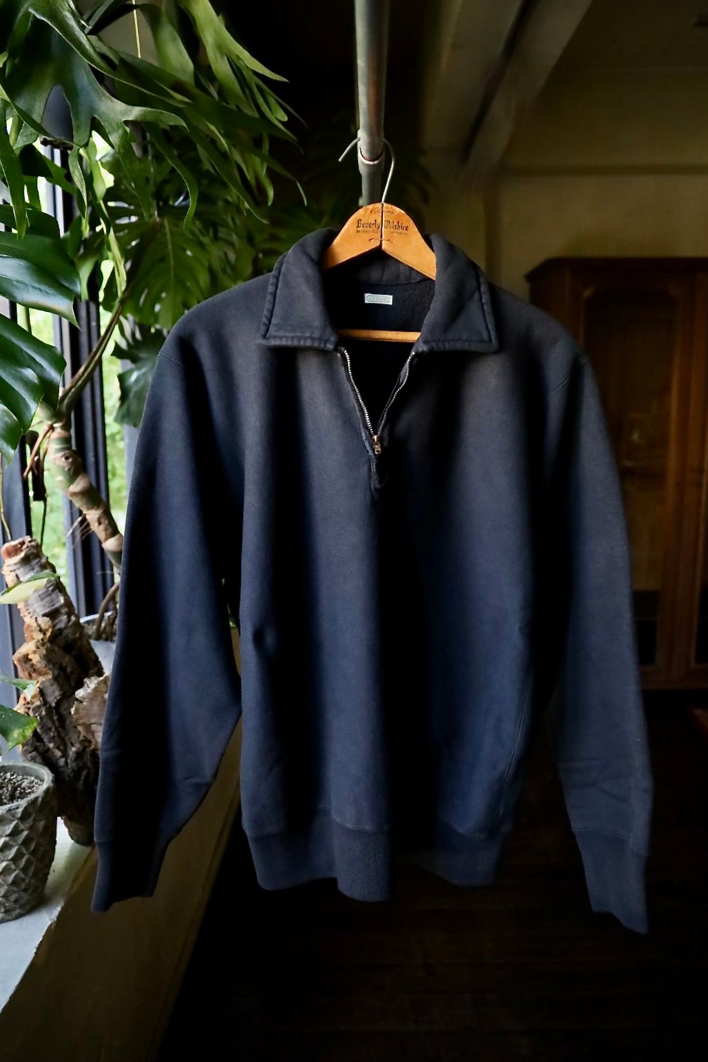 A.PRESSE - アプレッセ Vintage Half Zip Sweat Shirt (24AAP-05-08K