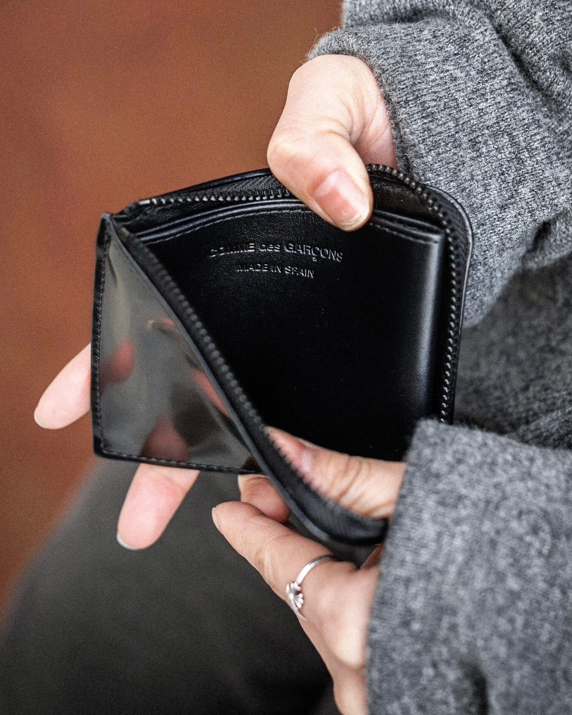 Wallet COMME des GARCONS - コムデギャルソン ZIPPER MEDLEY*L字型ZIP