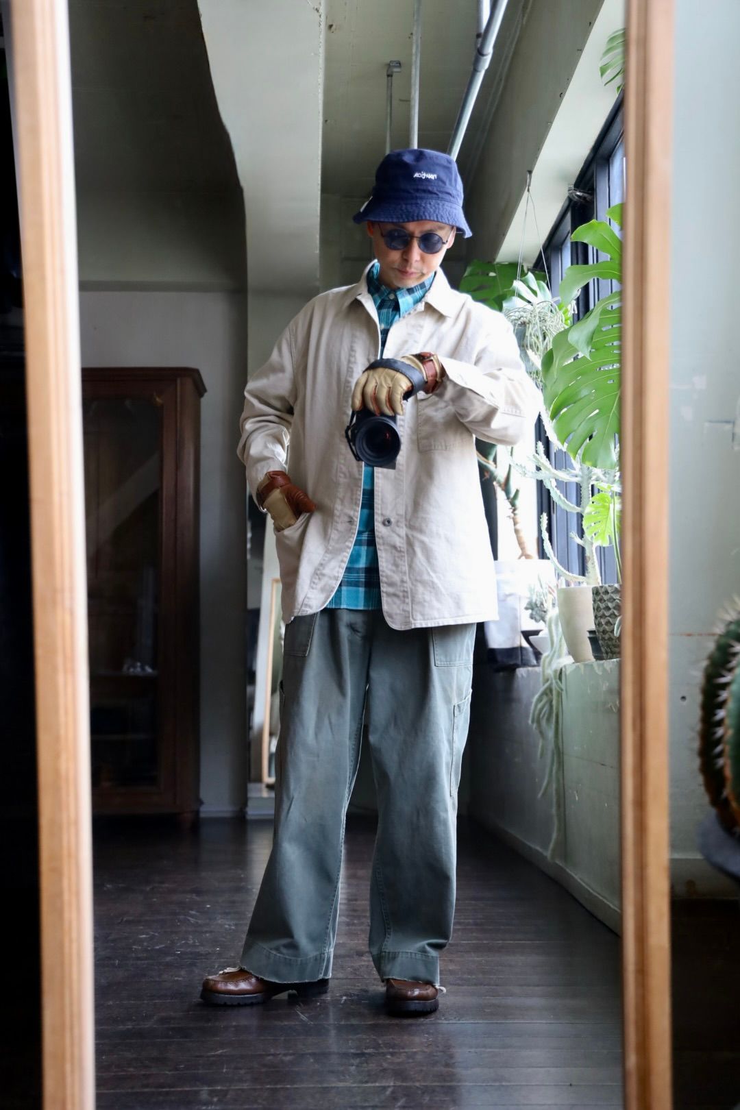 FOUNDOUR - ファウンダ 25SS COVERALL JACKET(015FD251001)BEIGE | MARK