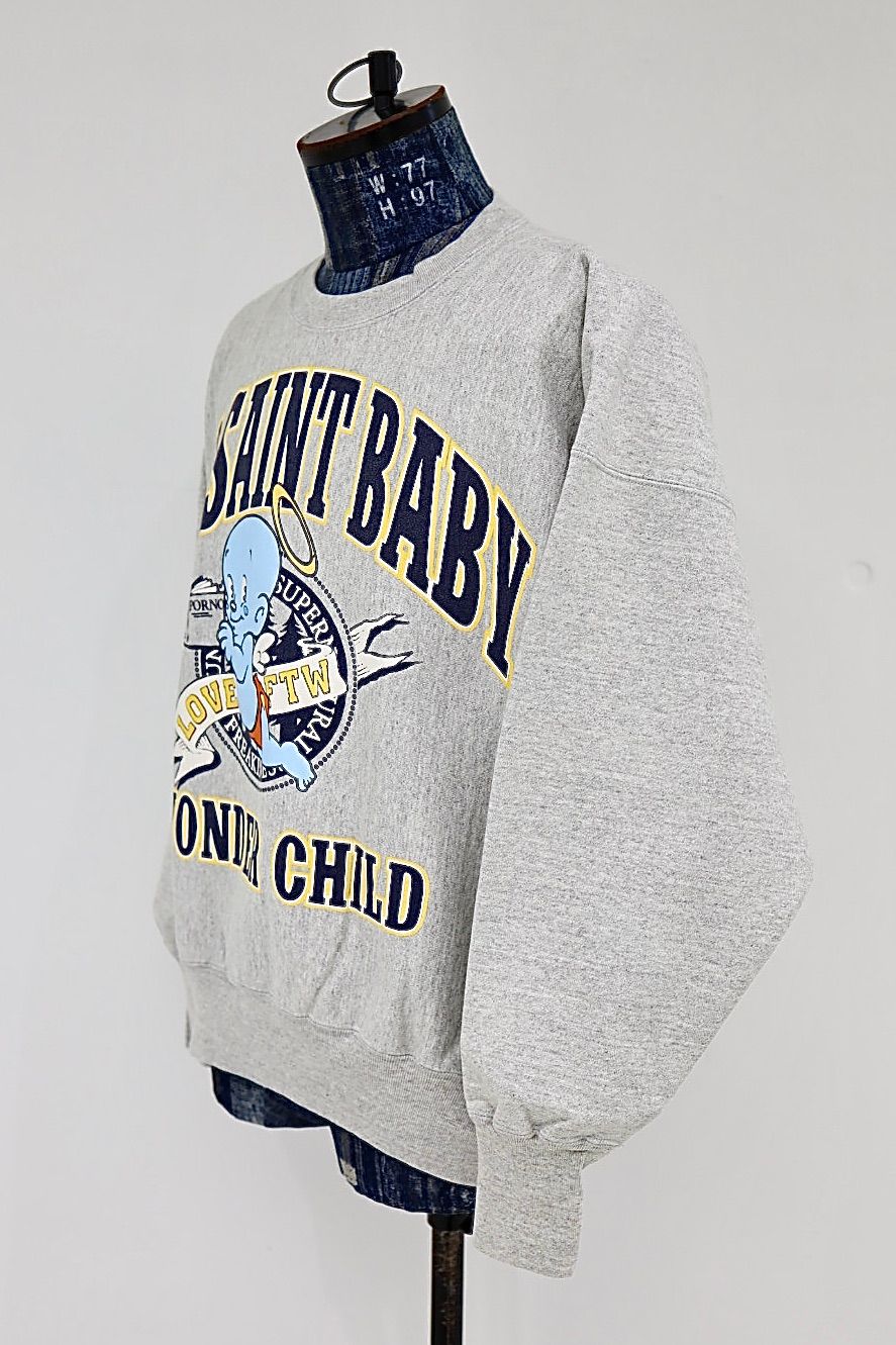 SAINT M×××××× - セントマイケル25AW BABY MICAHEL SWEAT (SM-HR1-0000