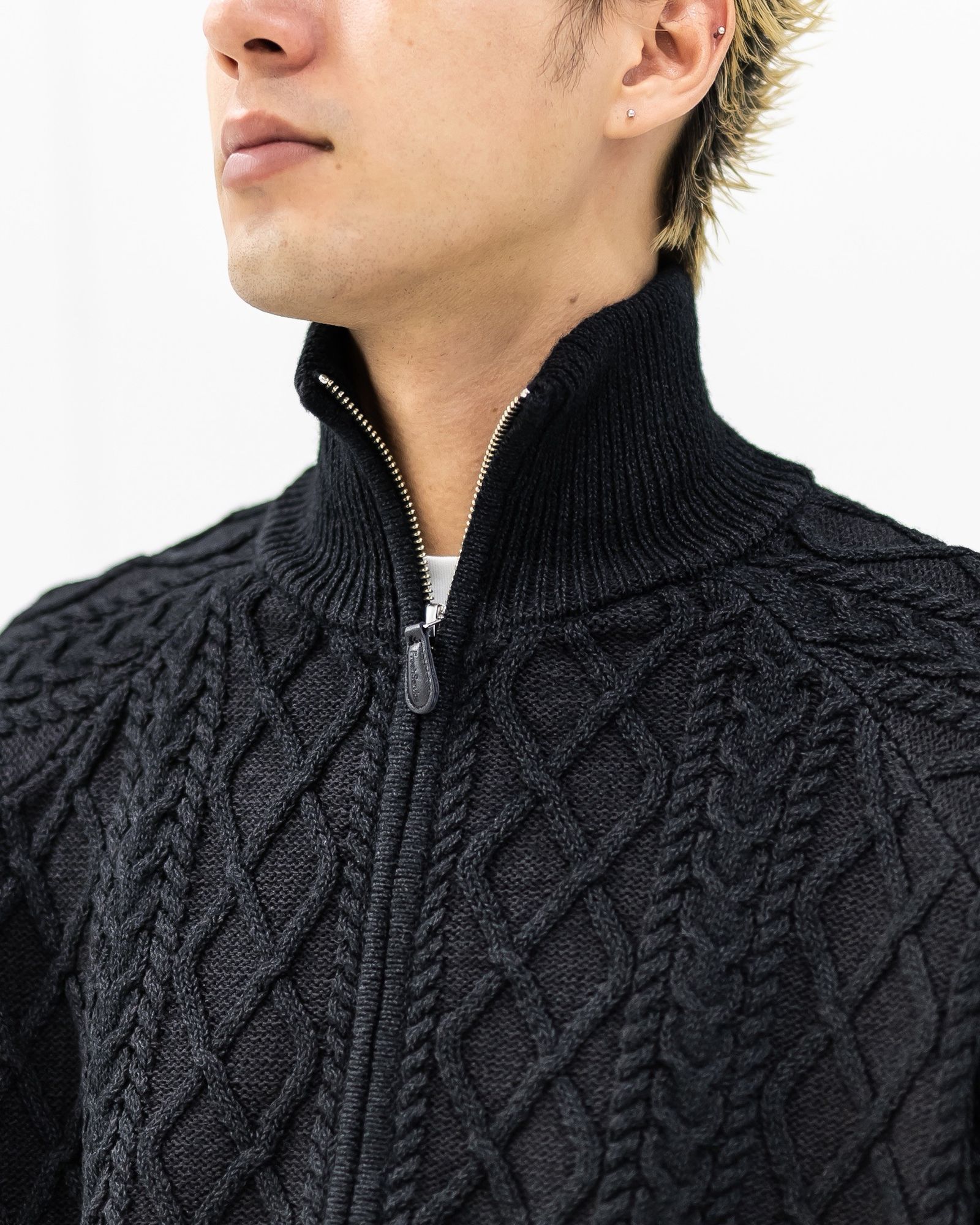 FreshService SHETLAND WOOL x SOLOTEX® TECH FISHERMAN ZIP-UP 10月18