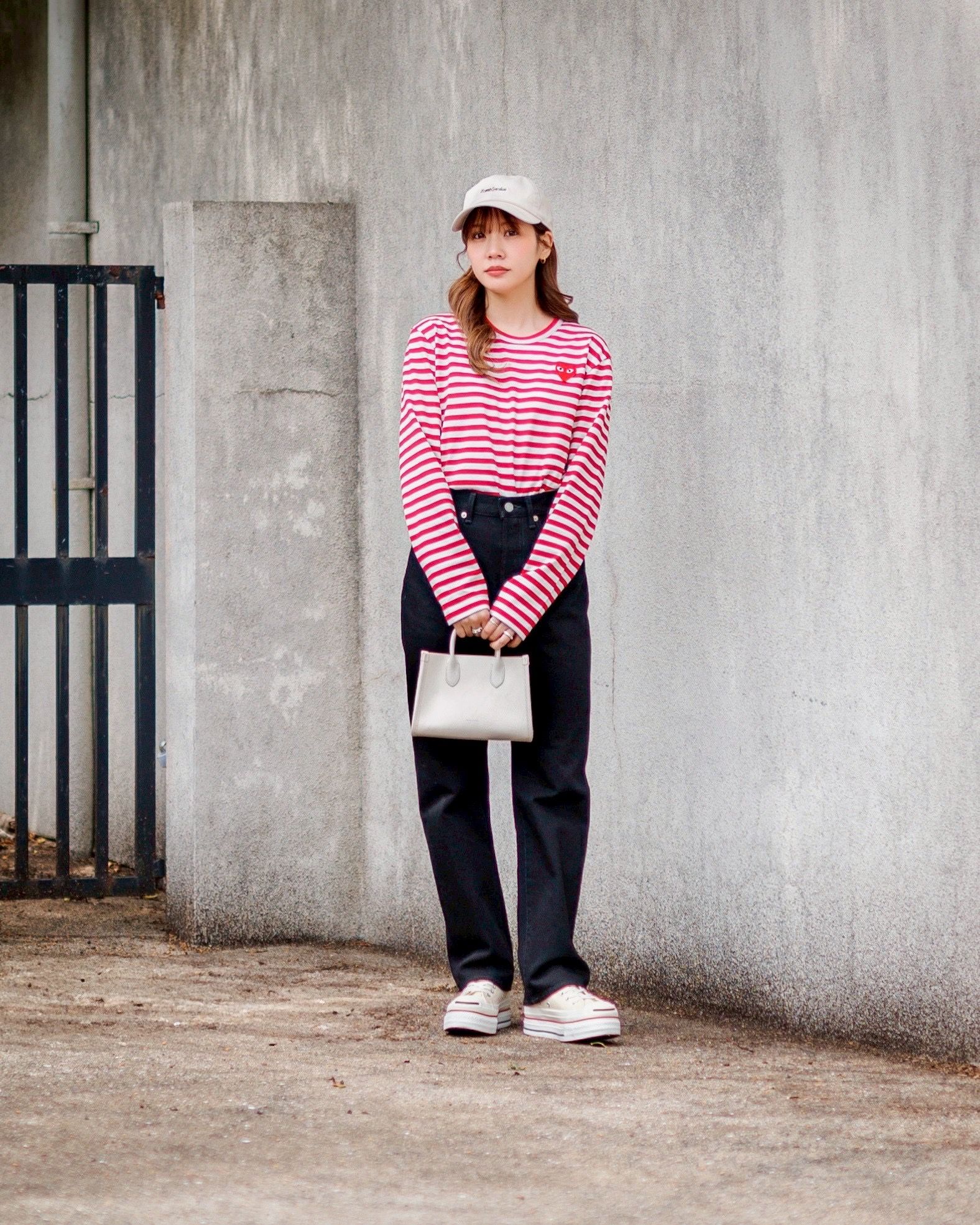 PLAY COMME des GARCONS ボーダーTシャツstyle.2025.4.28 | 6581 | MARK